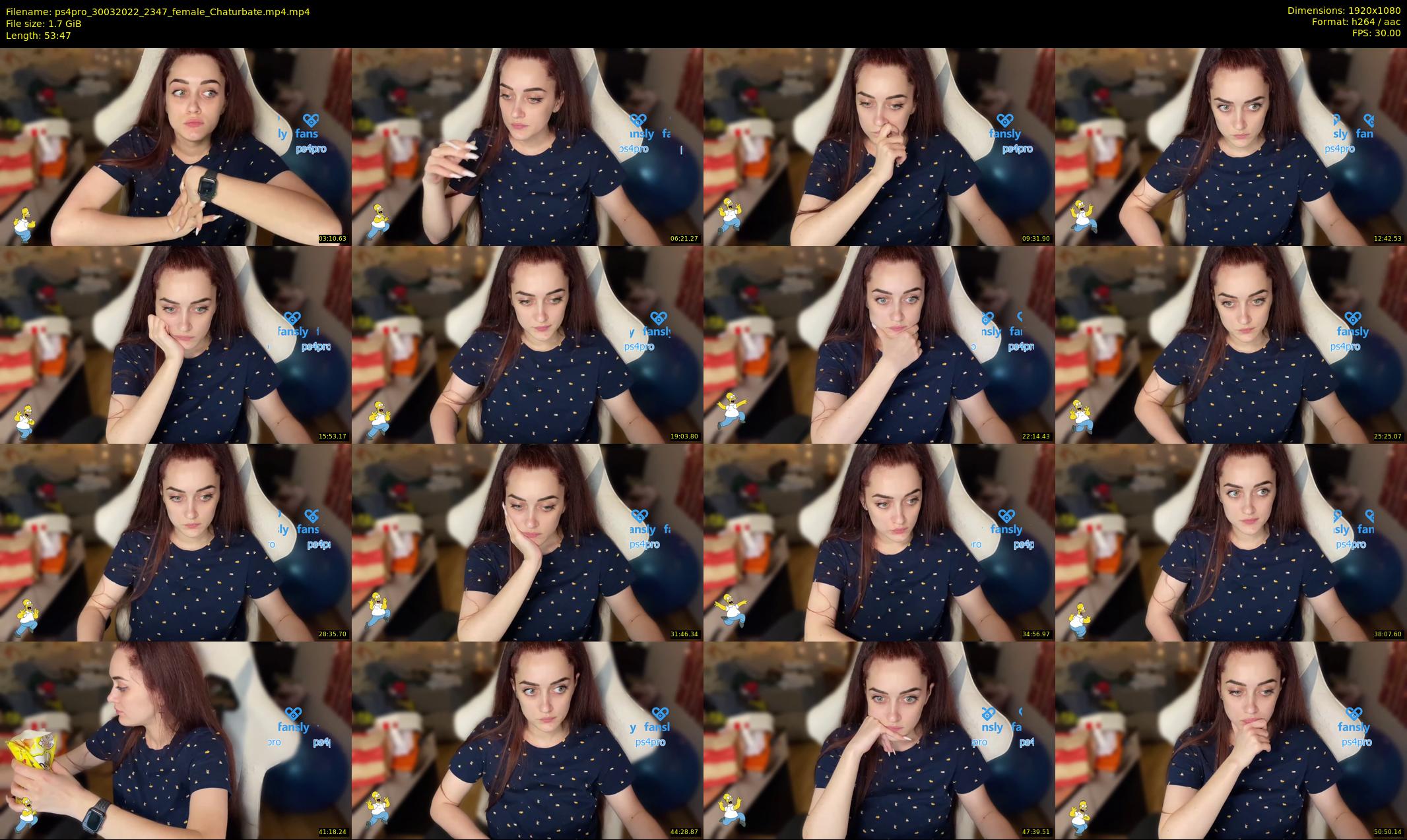 ps4pro — 54 minute Chaturbate female cam show recording, 1080p, Mar 30, 2022