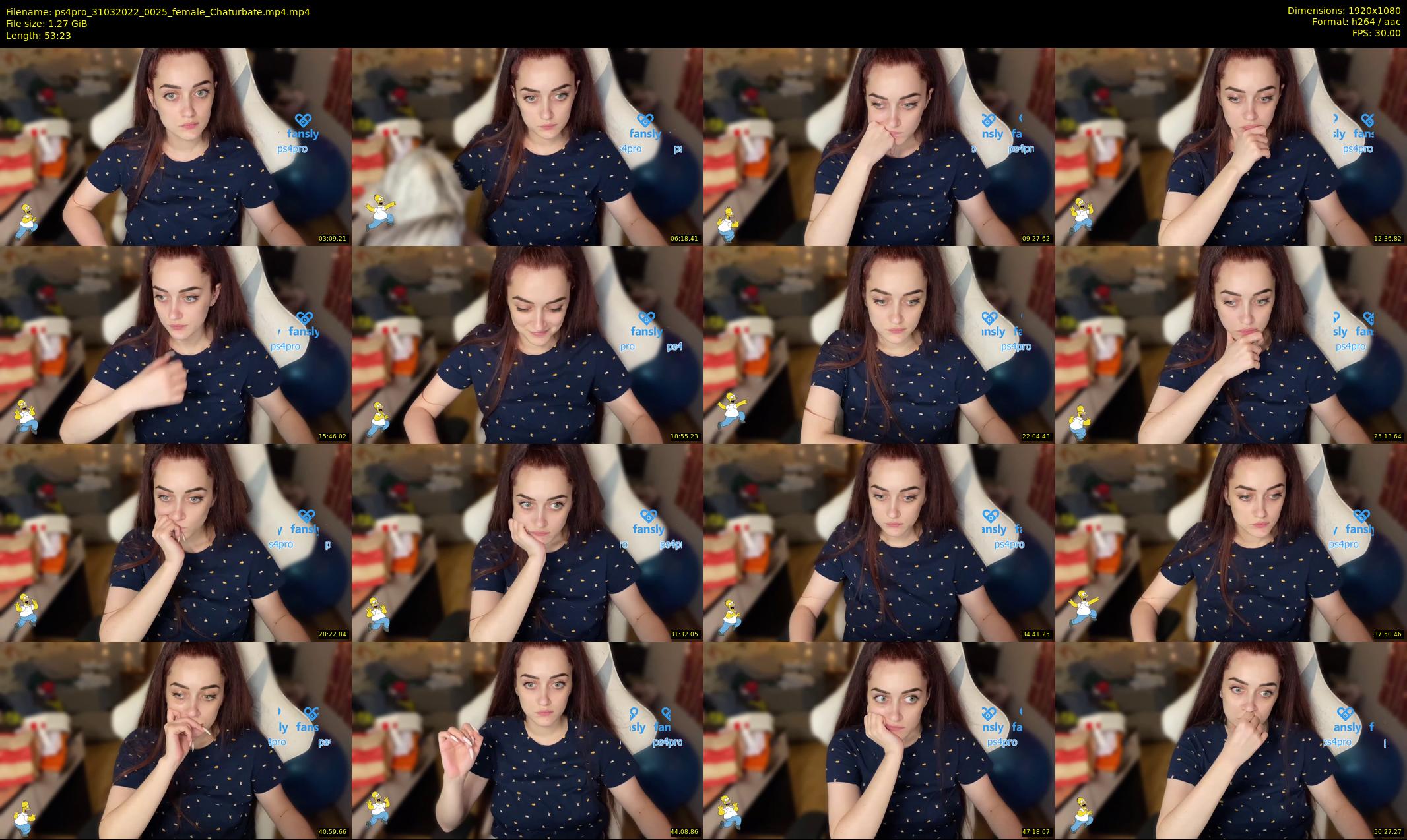 ps4pro — 54 minute Chaturbate female cam show recording, 1080p, Mar 31, 2022