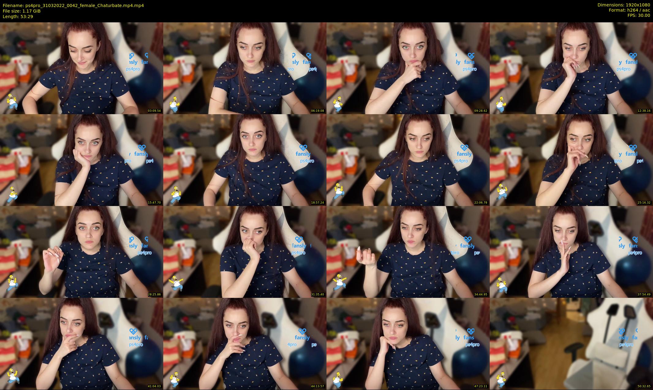 ps4pro — 54 minute Chaturbate female cam show recording, 1080p, Mar 31, 2022
