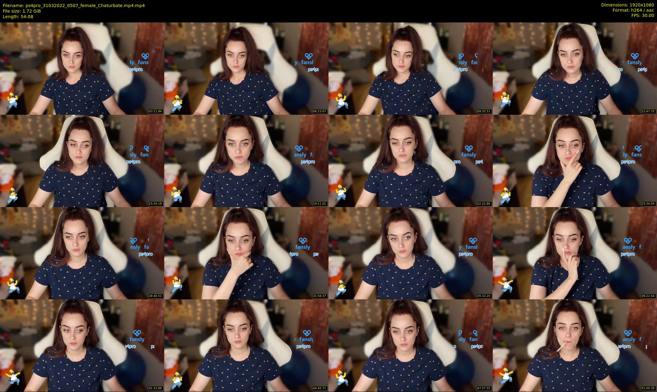 ps4pro — 55 minute Chaturbate female cam show recording, 1080p, Mar 31, 2022