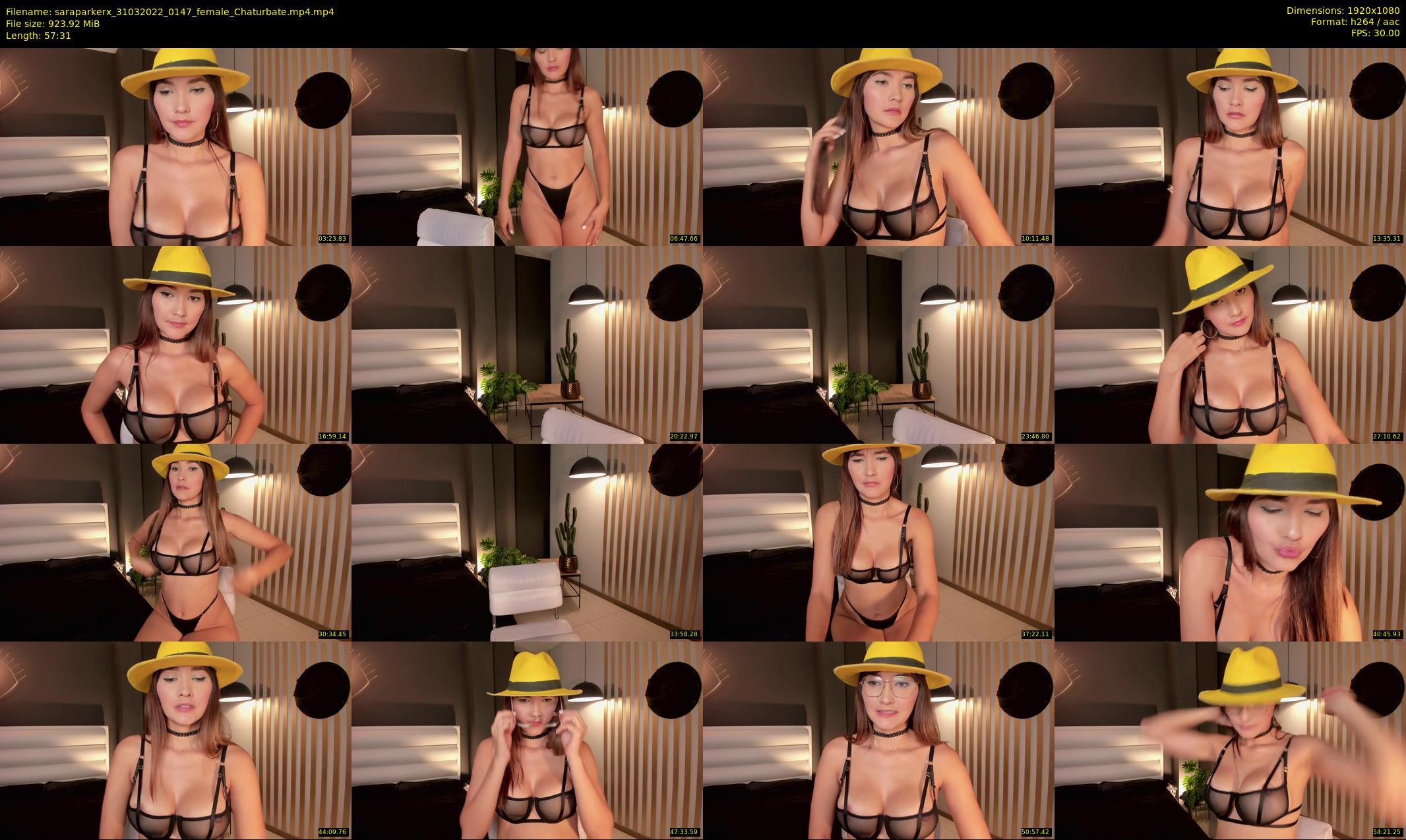 saraparkerx — 58 minute Chaturbate female cam show recording, 1080p, Mar 31, 2022