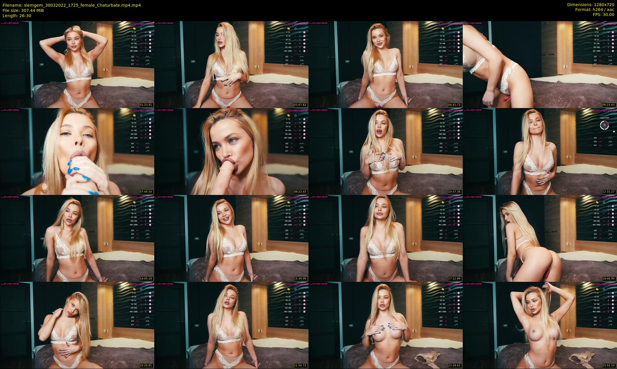 slemgem — 27 minute Chaturbate couple cam show recording, 720p, Mar 30, 2022