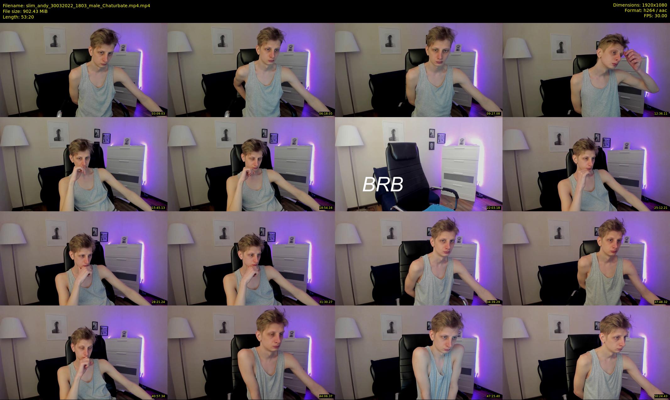 slim_andy — 54 minute Chaturbate male cam show recording, 1080p, Mar 30, 2022
