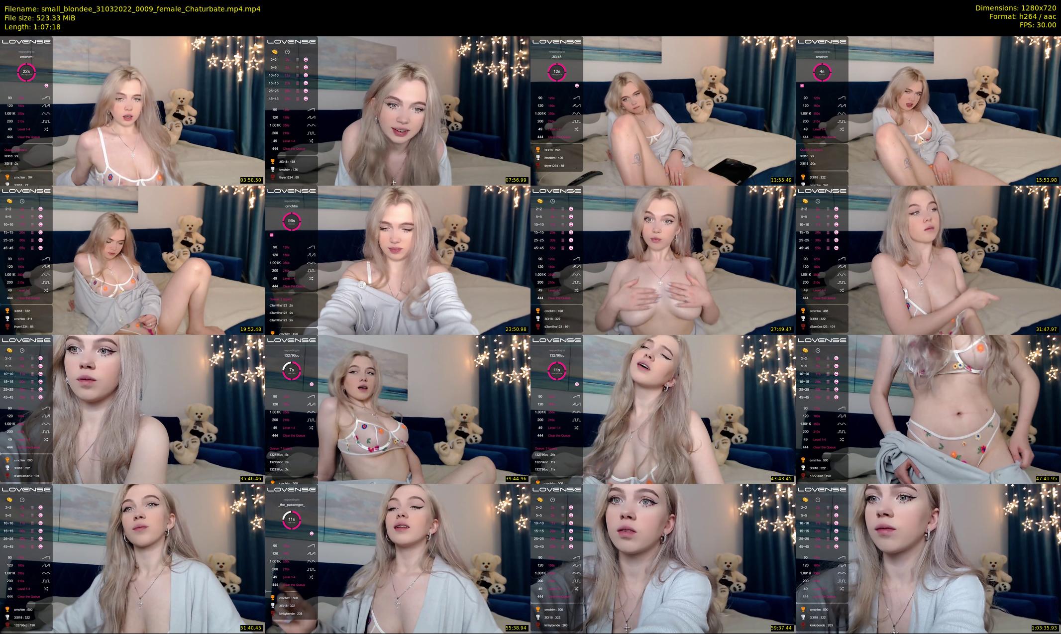 small_blondee — 68 minute Chaturbate female cam show recording, 720p, Mar 31, 2022