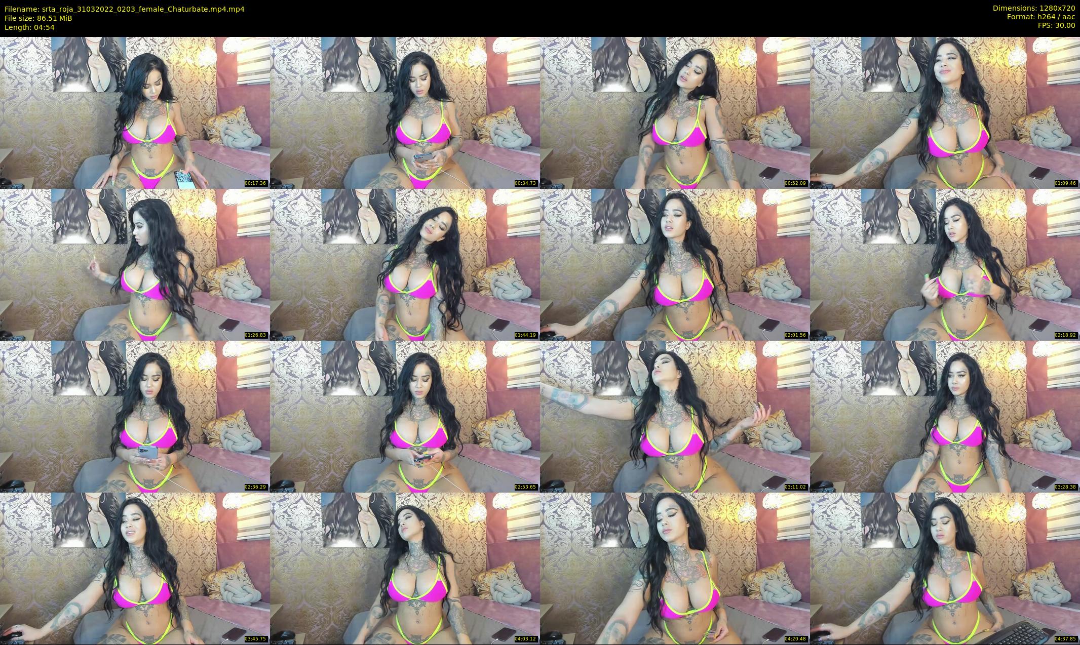 srta_roja — 5 minute Chaturbate female cam show recording, 720p, Mar 31, 2022