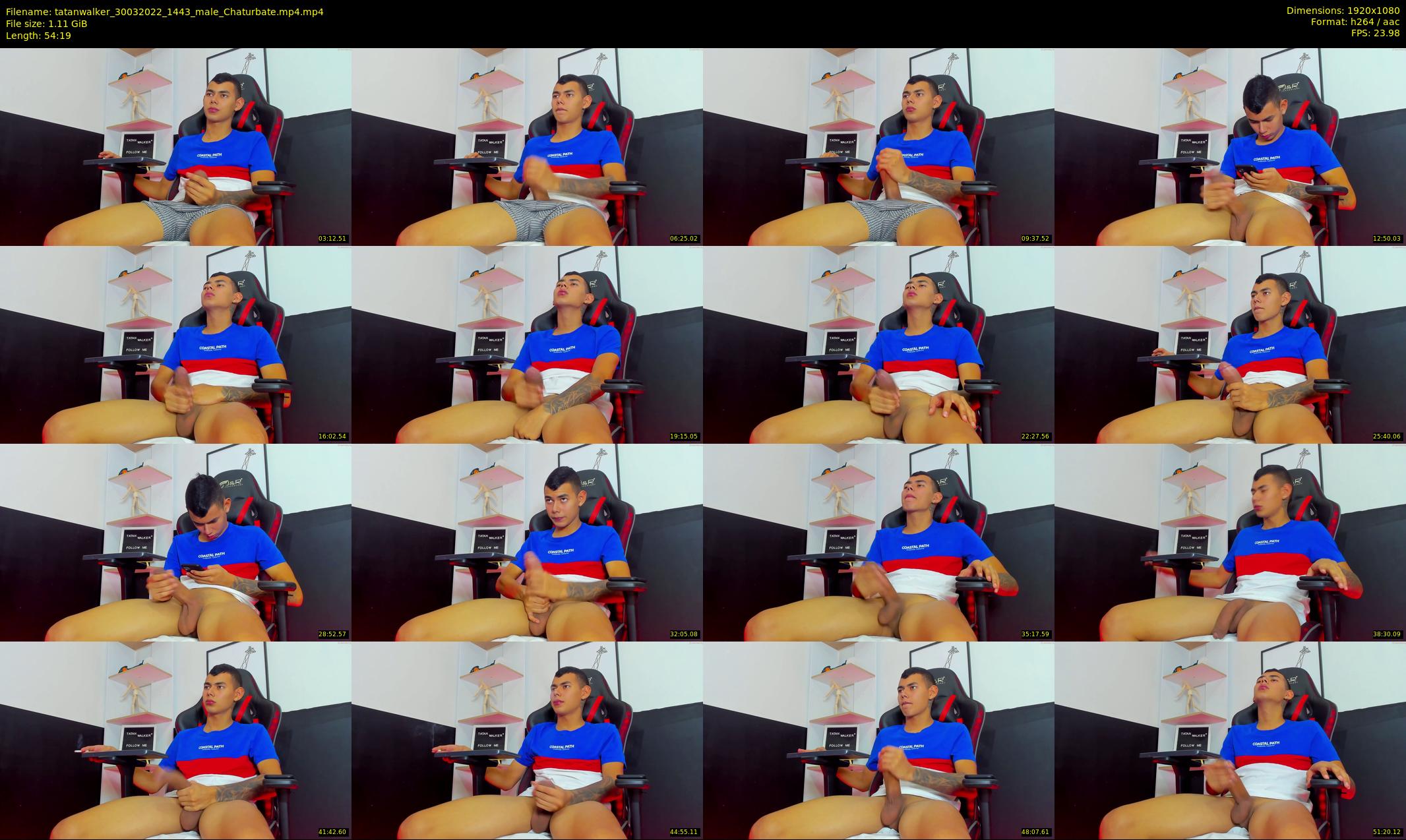 tatanwalker — 55 minute Chaturbate male cam show recording, 1080p, Mar 30, 2022