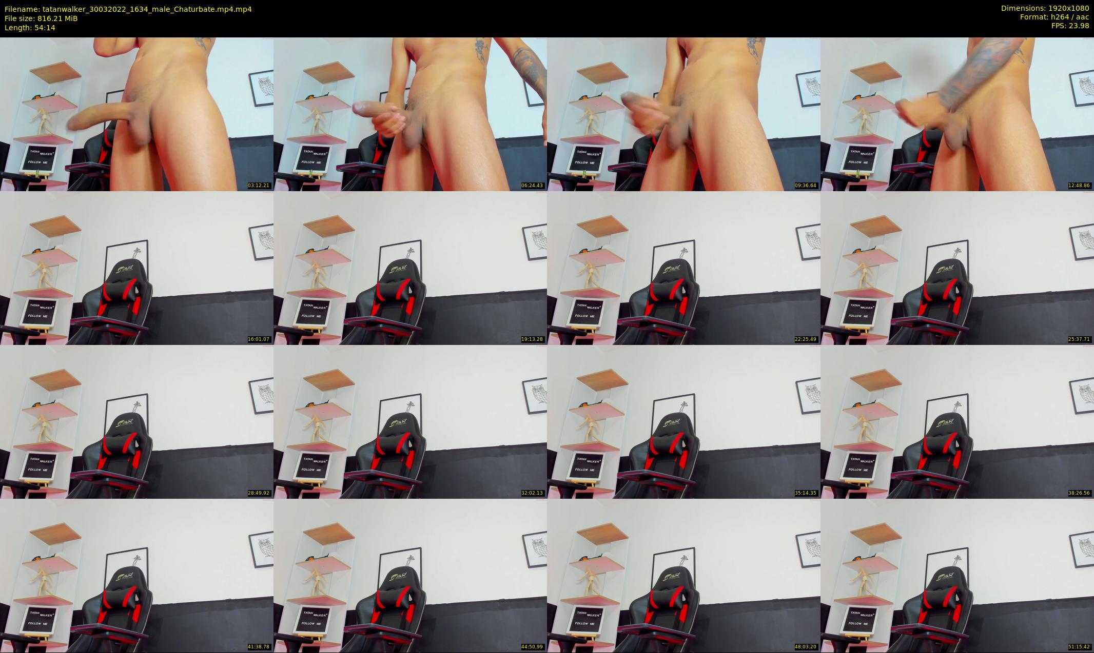 tatanwalker — 55 minute Chaturbate male cam show recording, 1080p, Mar 30, 2022