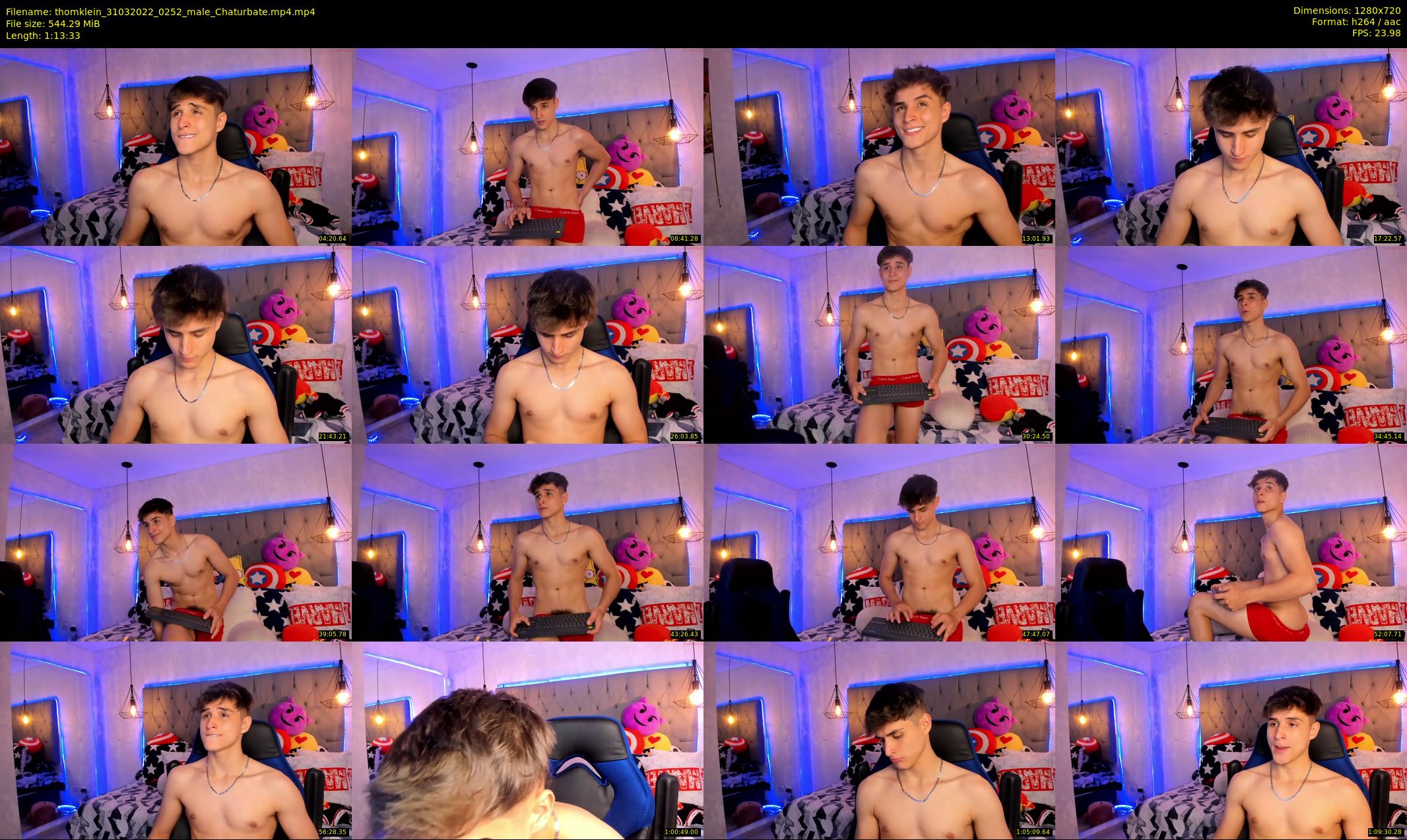thomklein — 74 minute Chaturbate male cam show recording, 720p, Mar 31, 2022