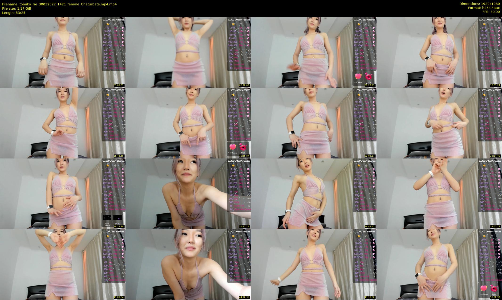 tomiko_rie — 54 minute Chaturbate female cam show recording, 1080p, Mar 30, 2022