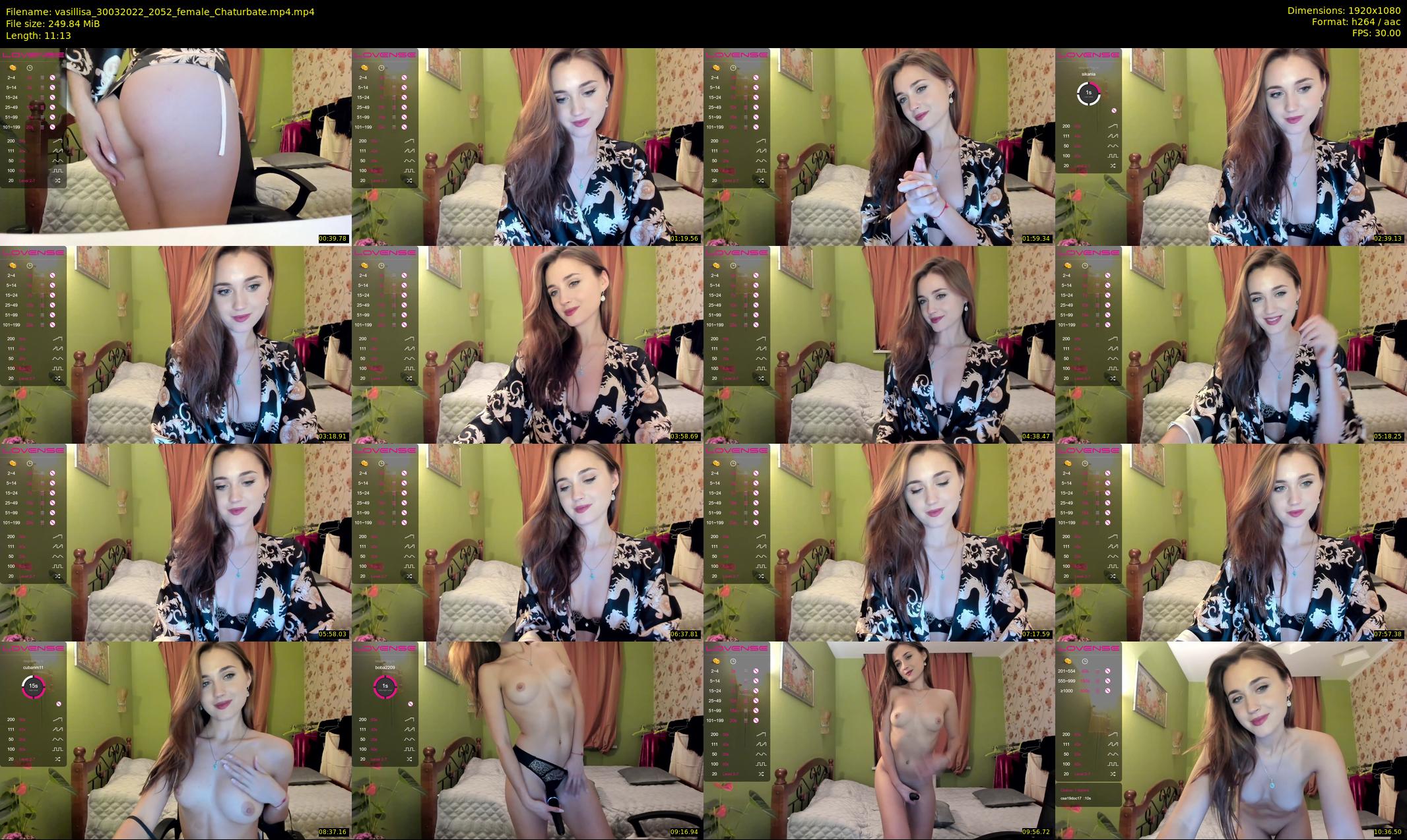 vasillisa — 12 minute Chaturbate female cam show recording, 1080p, Mar 30, 2022
