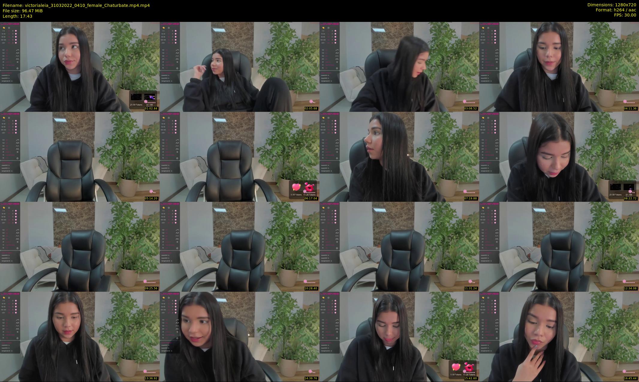 victorialeia — 18 minute Chaturbate female cam show recording, 720p, Mar 31, 2022