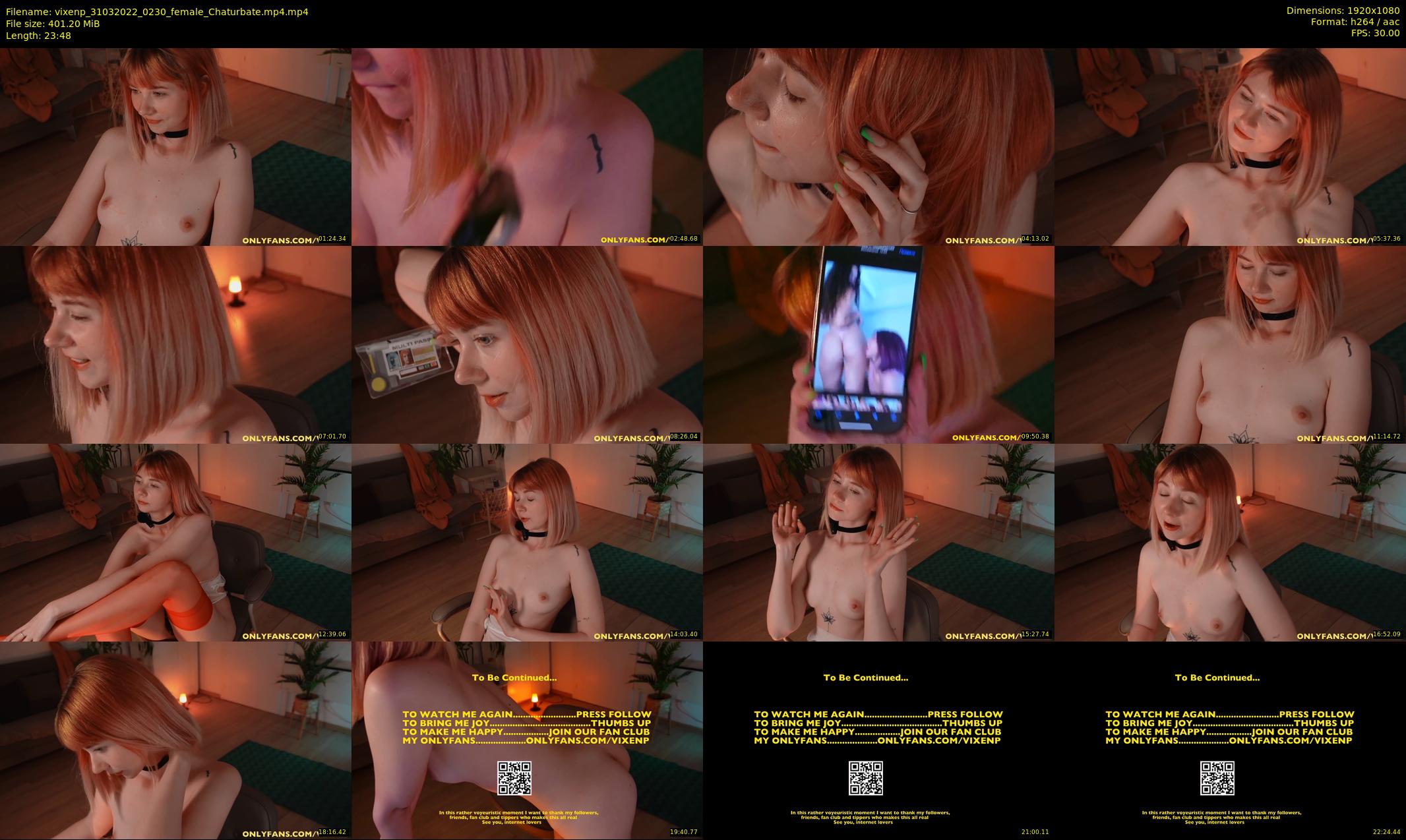 vixenp — 24 minute Chaturbate female cam show recording, 1080p, Mar 31, 2022