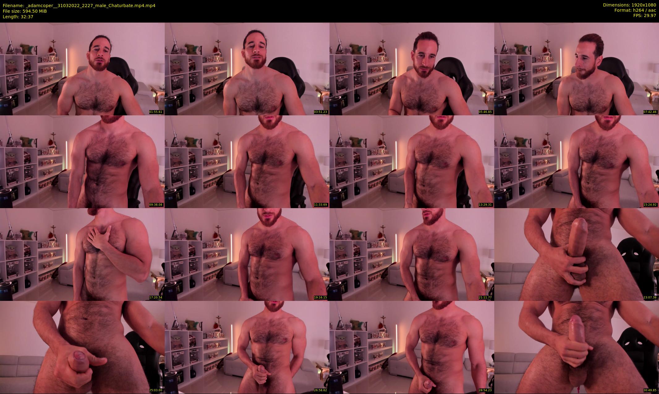 _adamcoper_ — 33 minute Chaturbate male cam show recording, 1080p, Mar 31, 2022