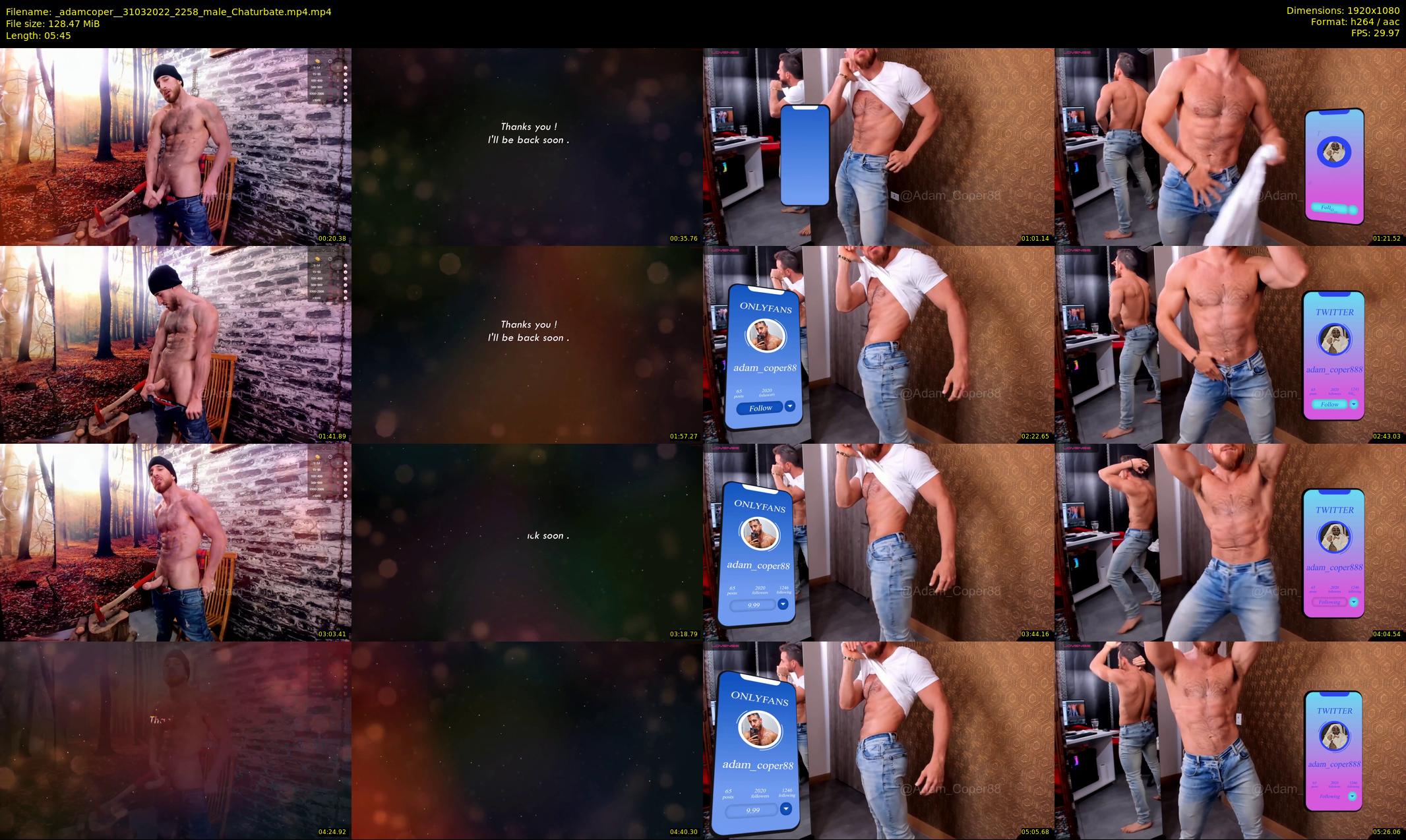_adamcoper_ — 6 minute Chaturbate male cam show recording, 1080p, Mar 31, 2022