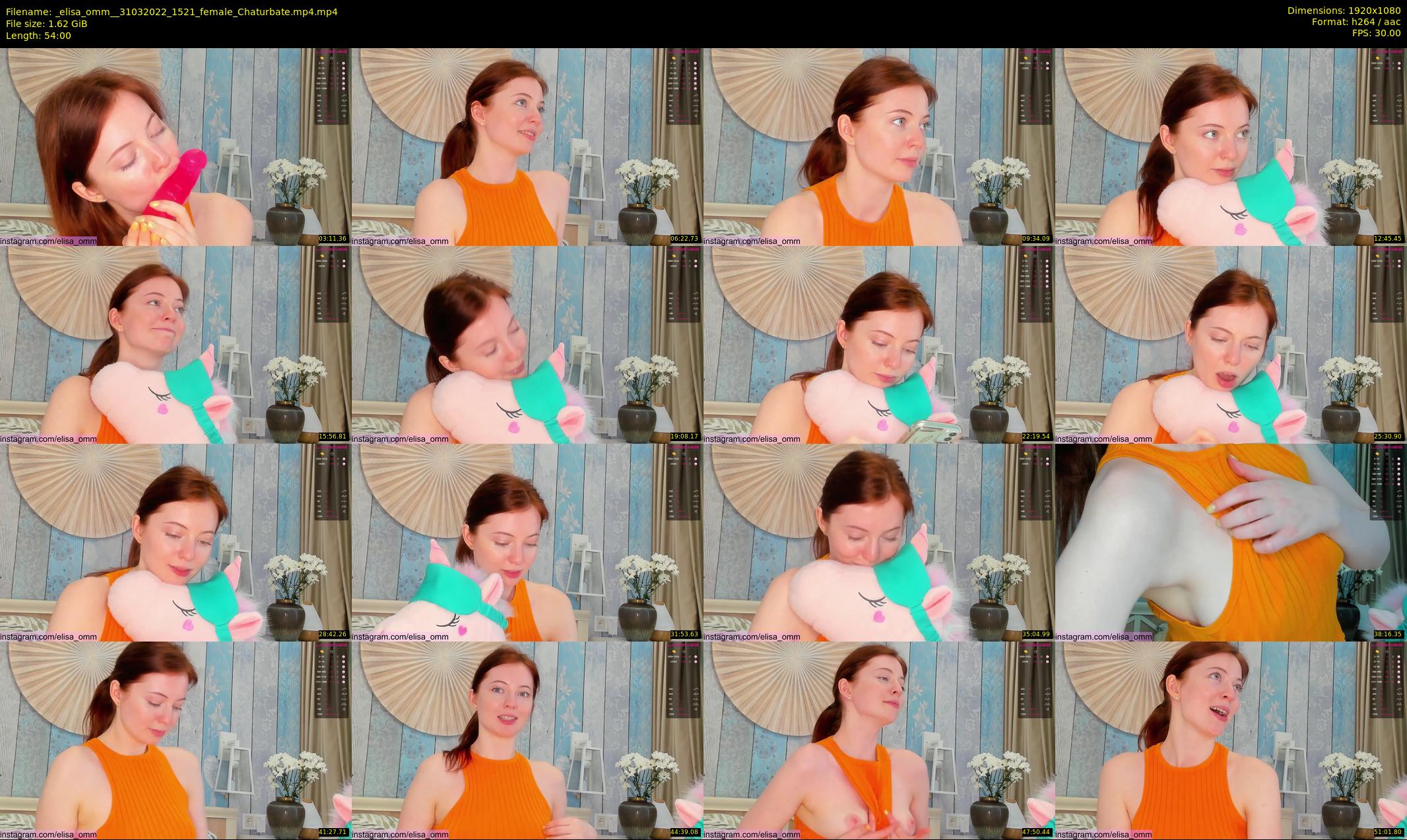 _elisa_omm_ — 54 minute Chaturbate female cam show recording, 1080p, Mar 31, 2022