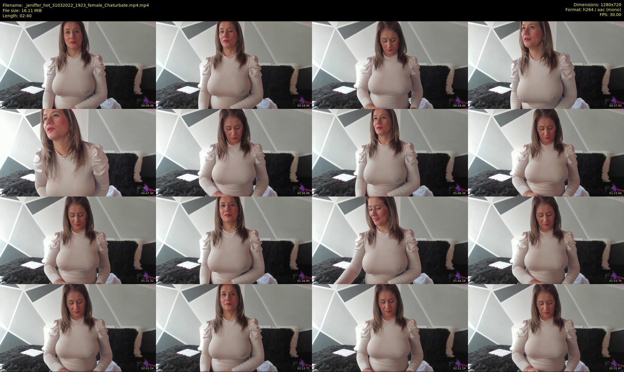 _jeniffer_hot — 3 minute Chaturbate female cam show recording, 720p, Mar 31, 2022