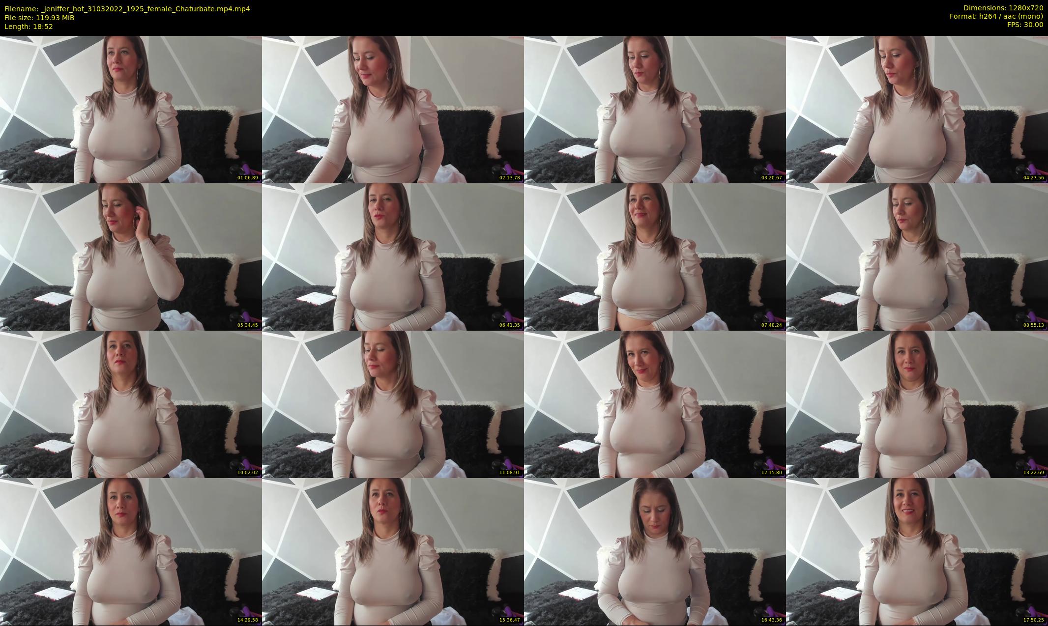 _jeniffer_hot — 19 minute Chaturbate female cam show recording, 720p, Mar 31, 2022
