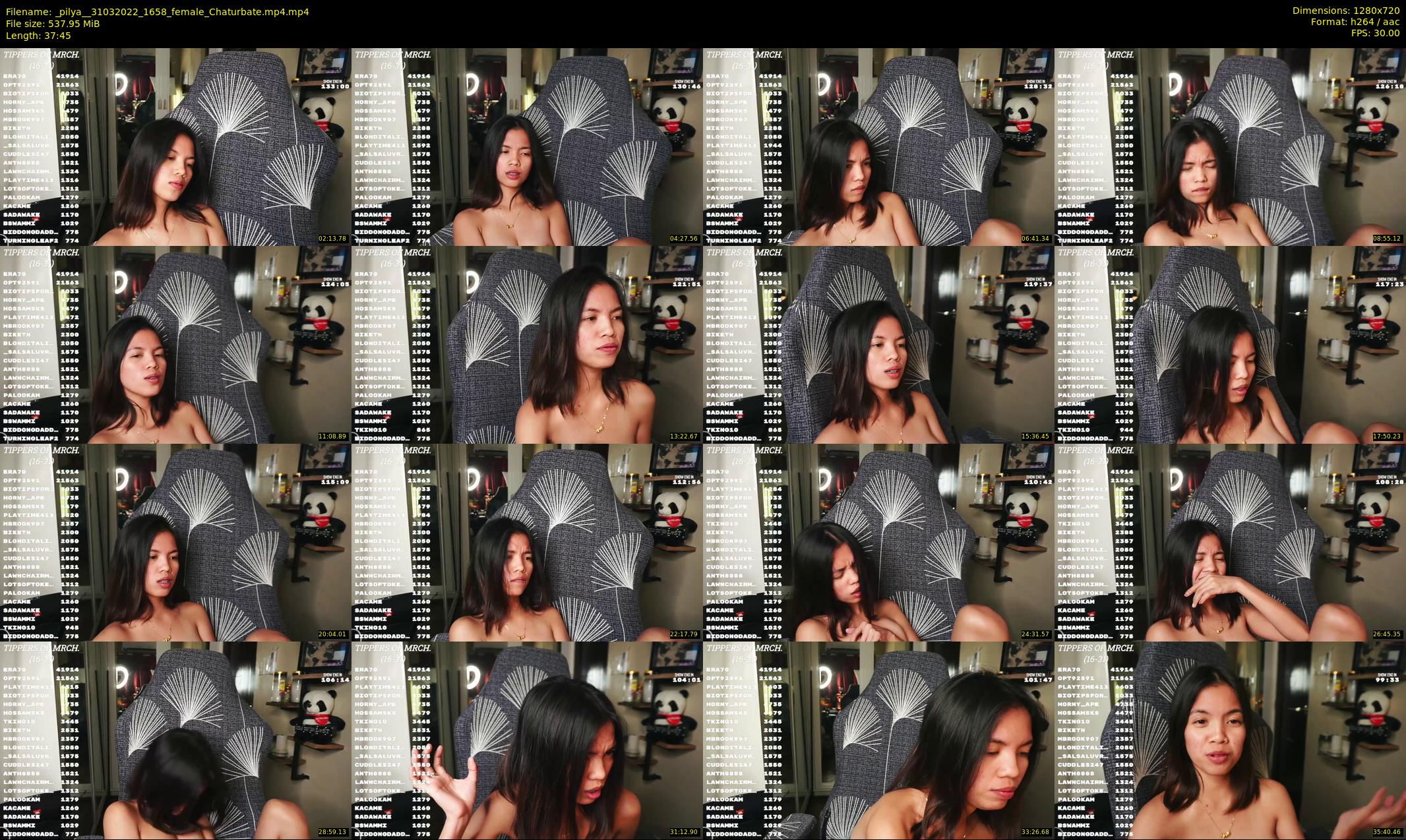 _pilya_ — 38 minute Chaturbate female cam show recording, 720p, Mar 31, 2022