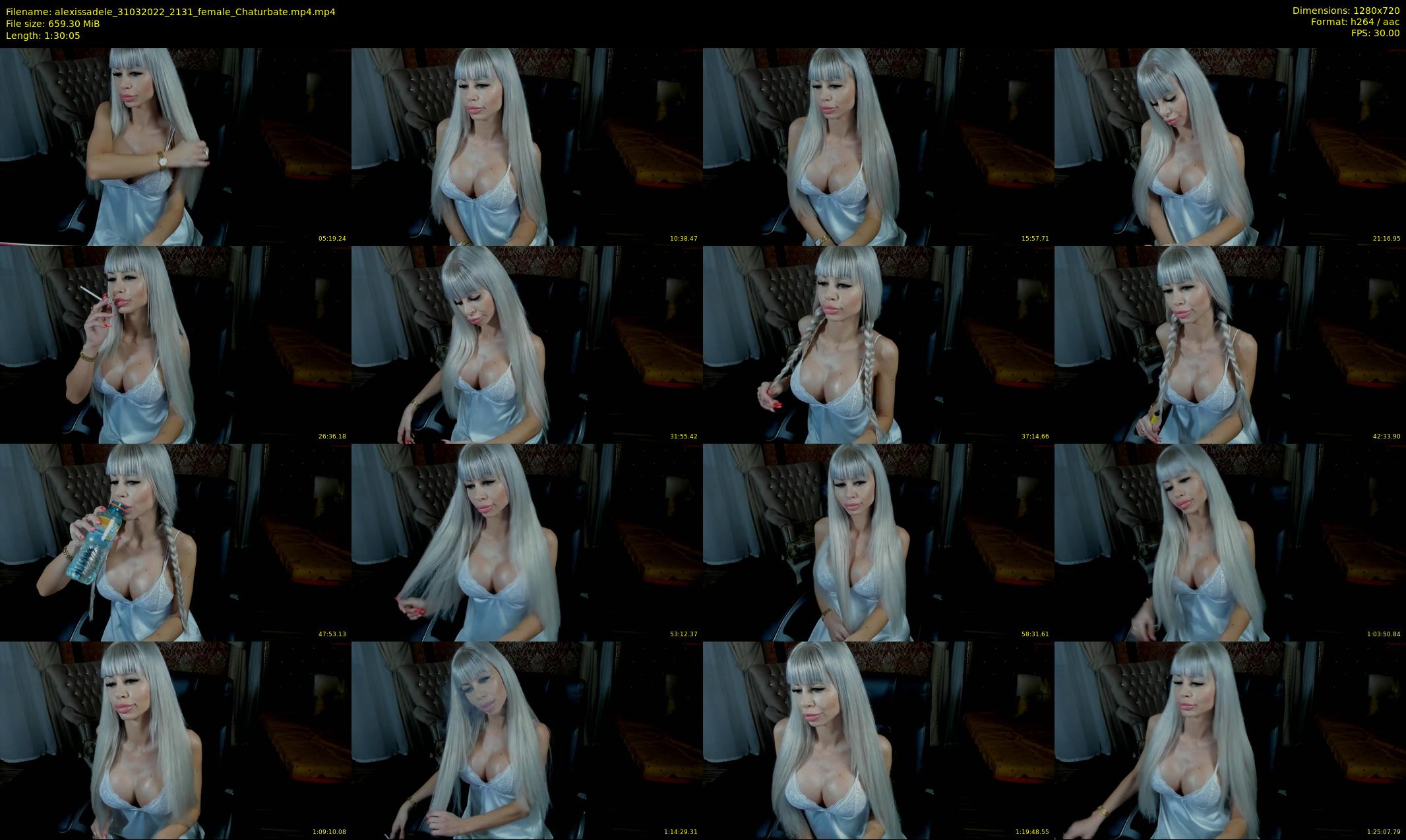 alexissadele — 91 minute Chaturbate female cam show recording, 720p, Mar 31, 2022