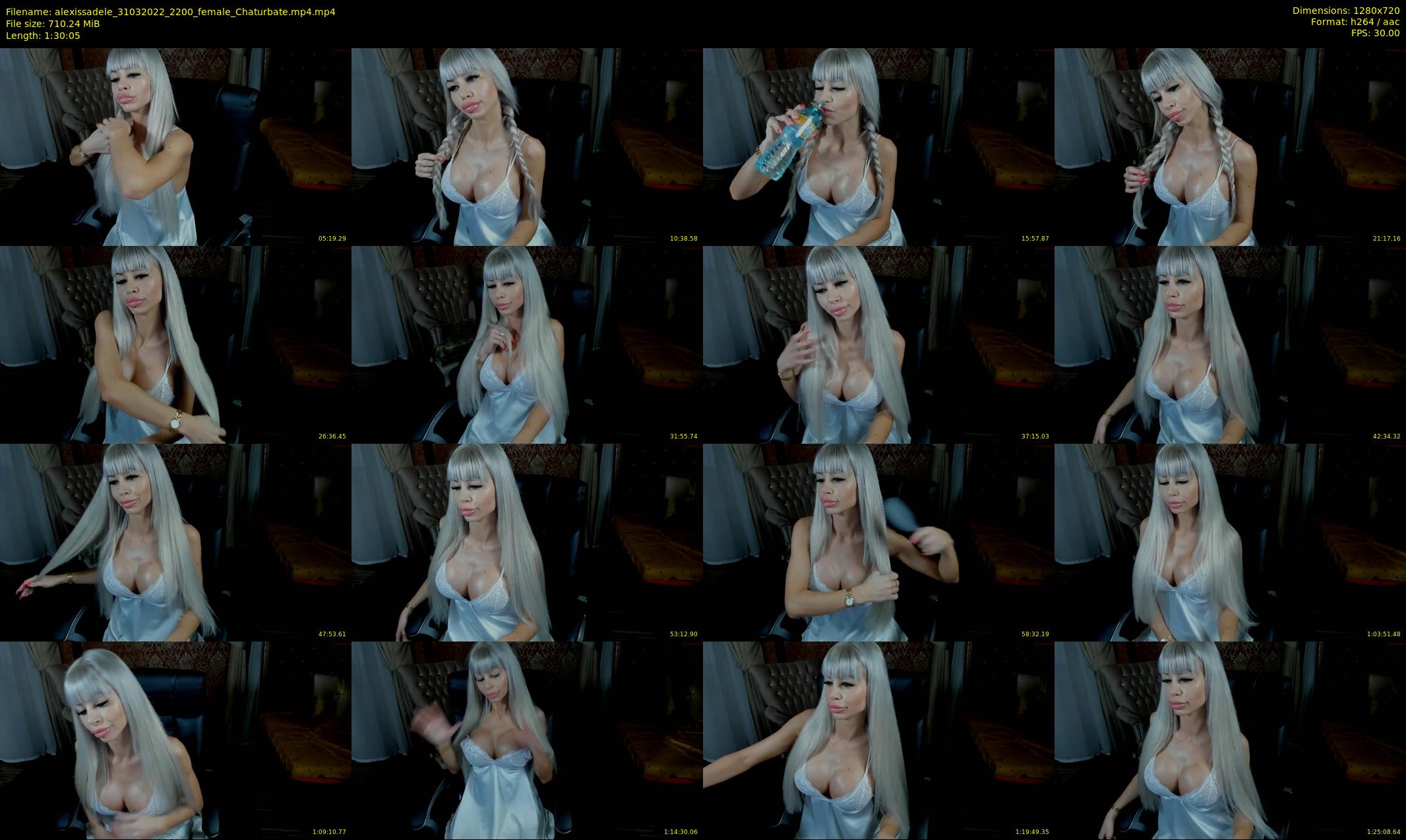 alexissadele — 91 minute Chaturbate female cam show recording, 720p, Mar 31, 2022