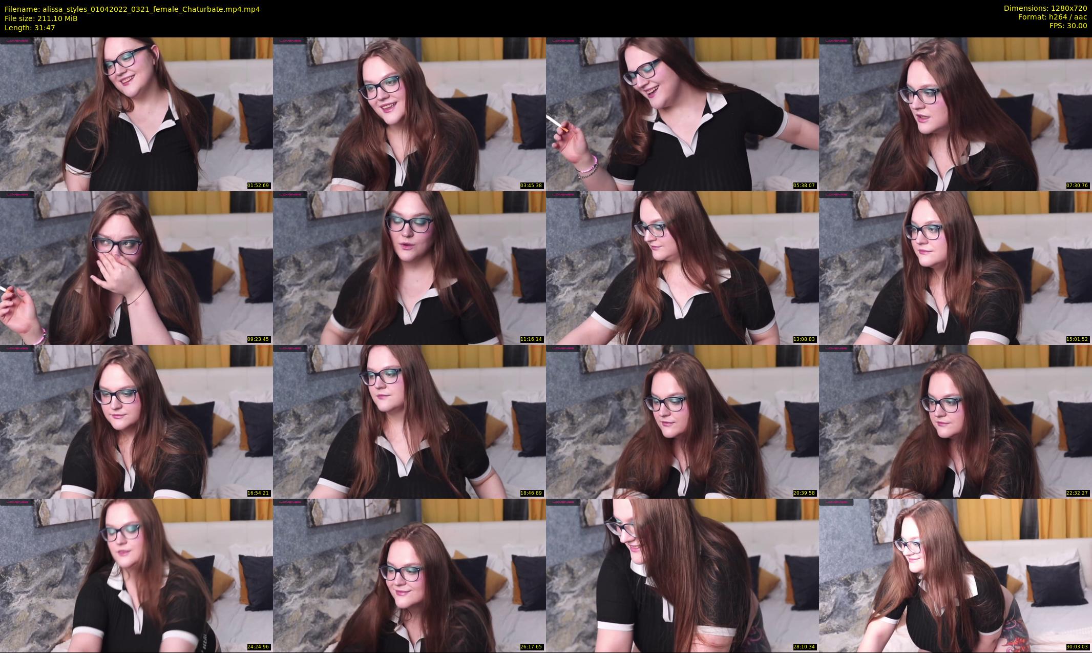 alissa_styles — 32 minute Chaturbate female cam show recording, 720p, Apr 1, 2022