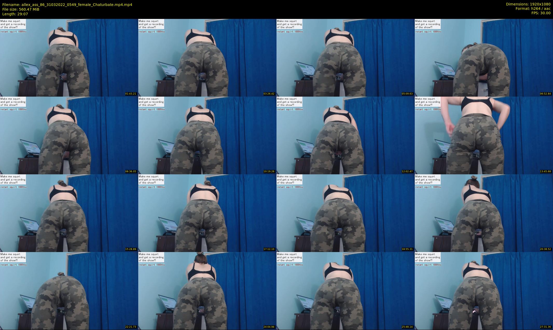 allex_ass_86 — 30 minute Chaturbate female cam show recording, 1080p, Mar 31, 2022