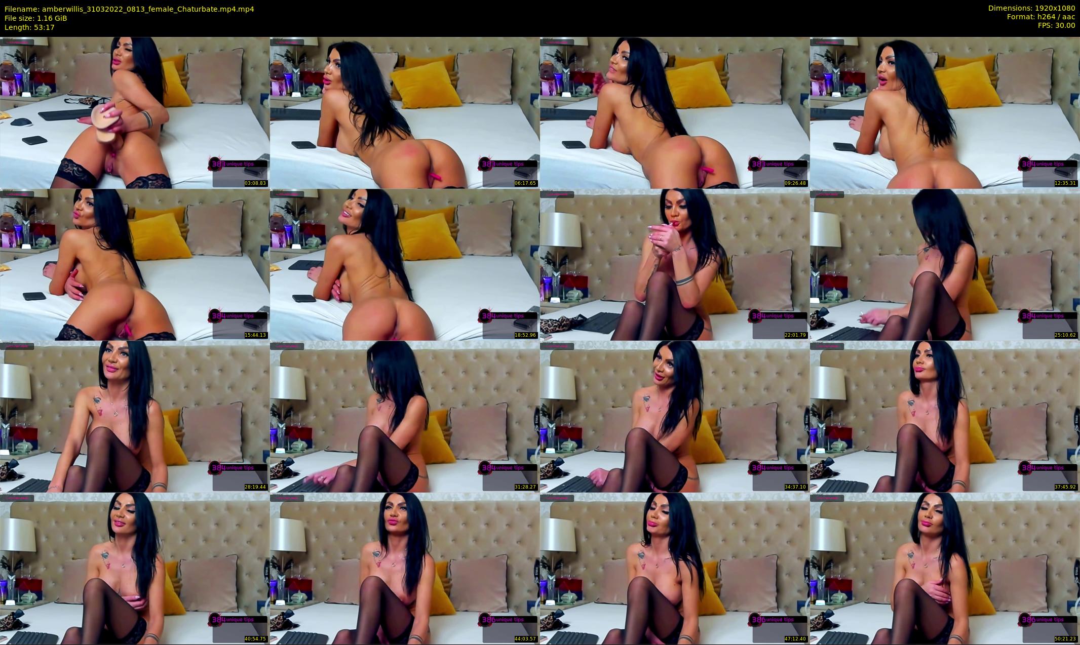 amberwillis — 54 minute Chaturbate female cam show recording, 1080p, Mar 31, 2022
