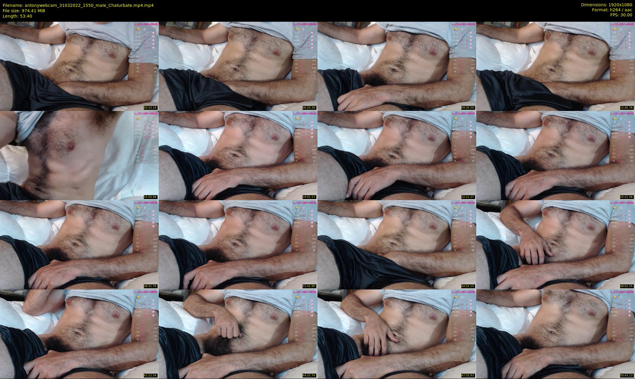 antonywebcam — 54 minute Chaturbate male cam show recording, 1080p, Mar 31, 2022