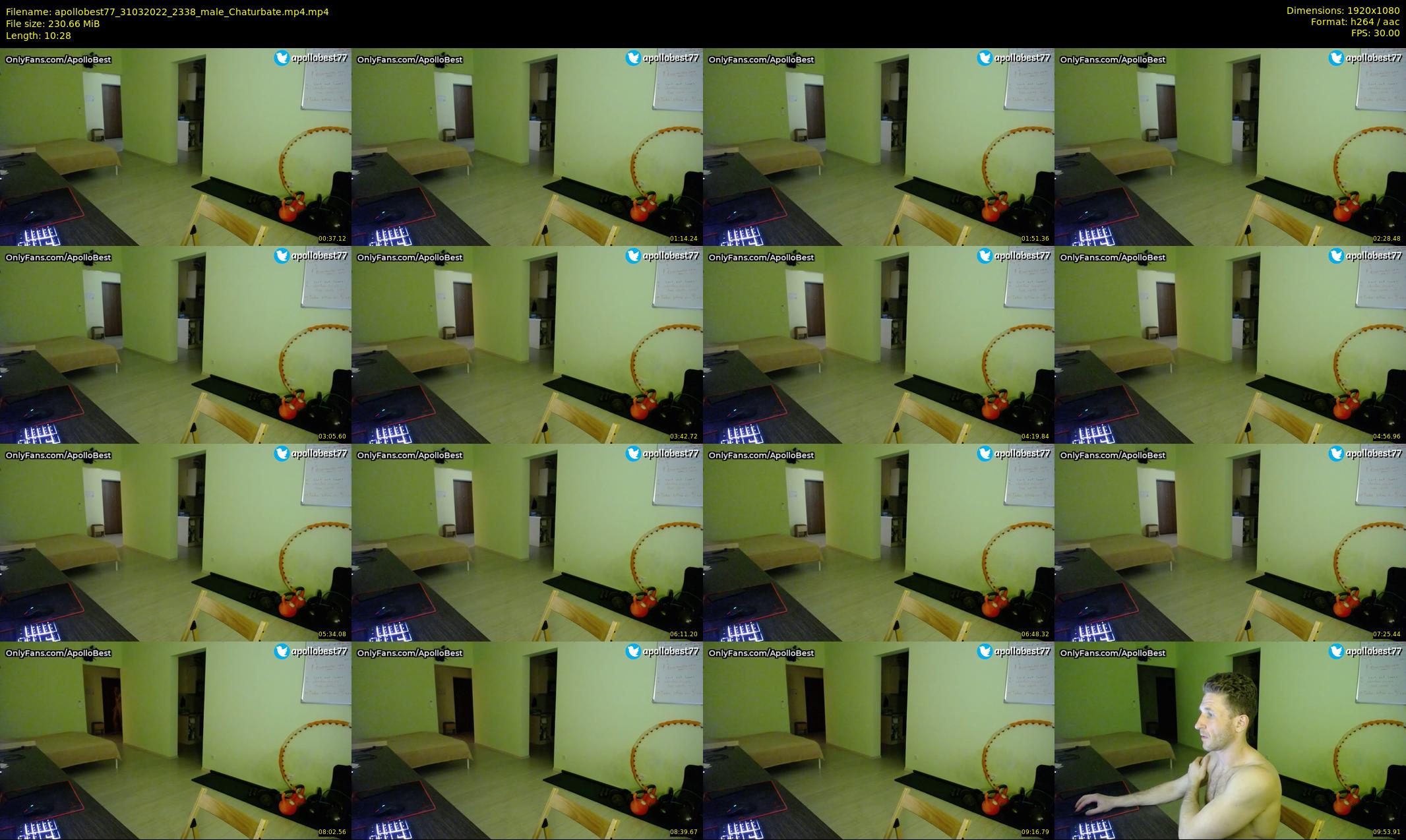apollobest77 — 11 minute Chaturbate male cam show recording, 1080p, Mar 31, 2022