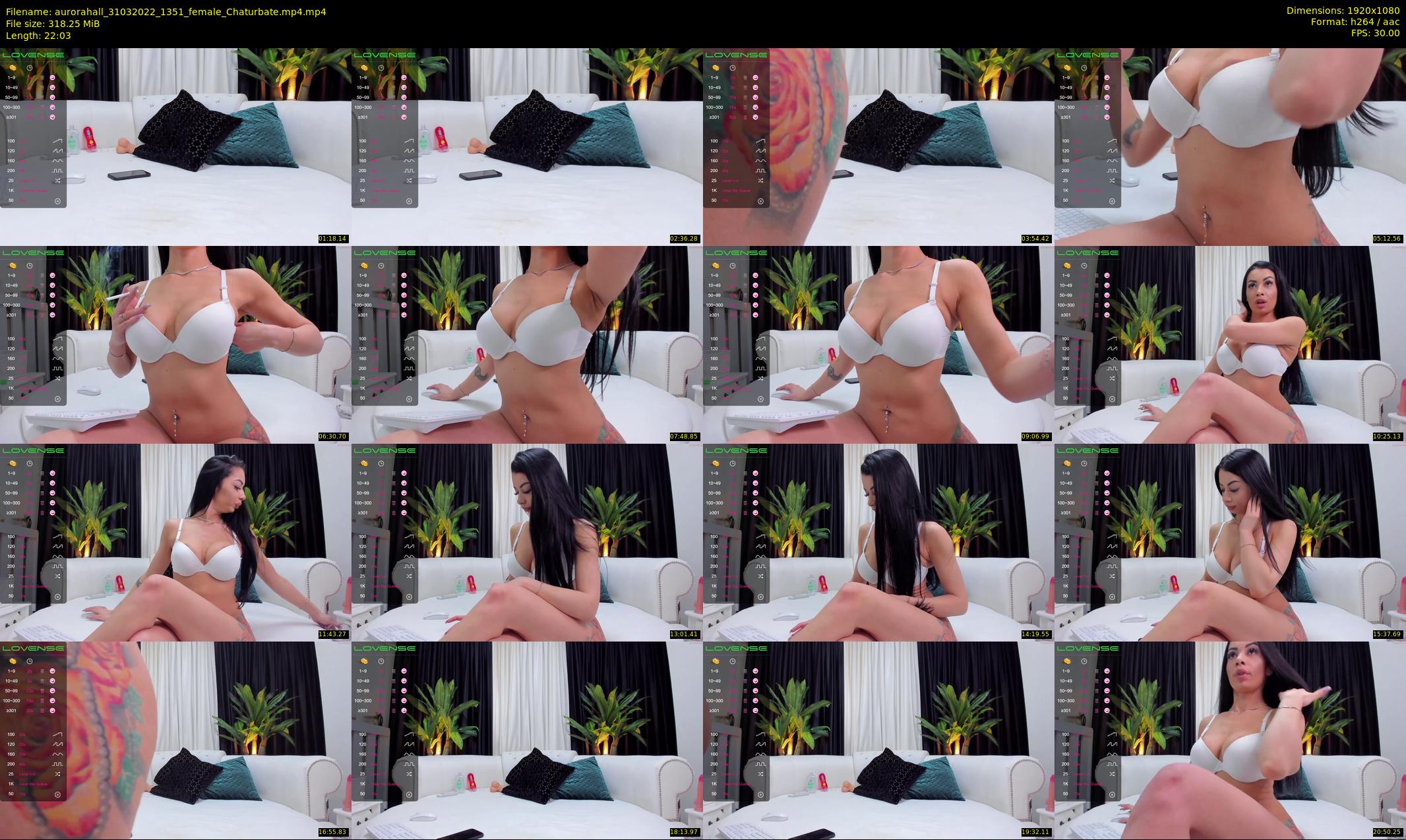 aurorahall — 23 minute Chaturbate female cam show recording, 1080p, Mar 31, 2022