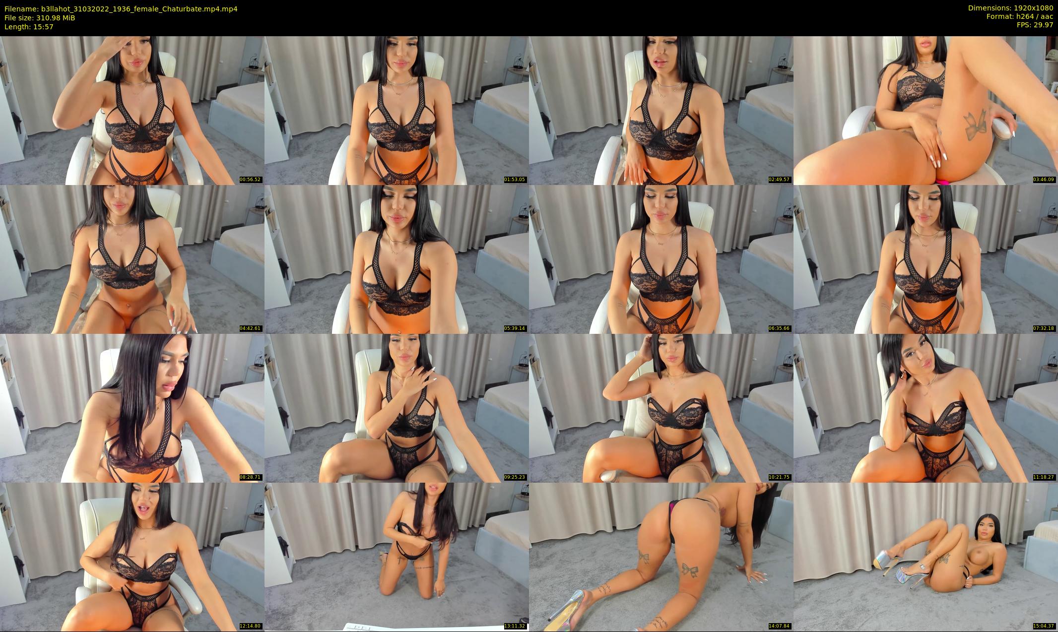 b3llahot — 16 minute Chaturbate female cam show recording, 1080p, Mar 31, 2022