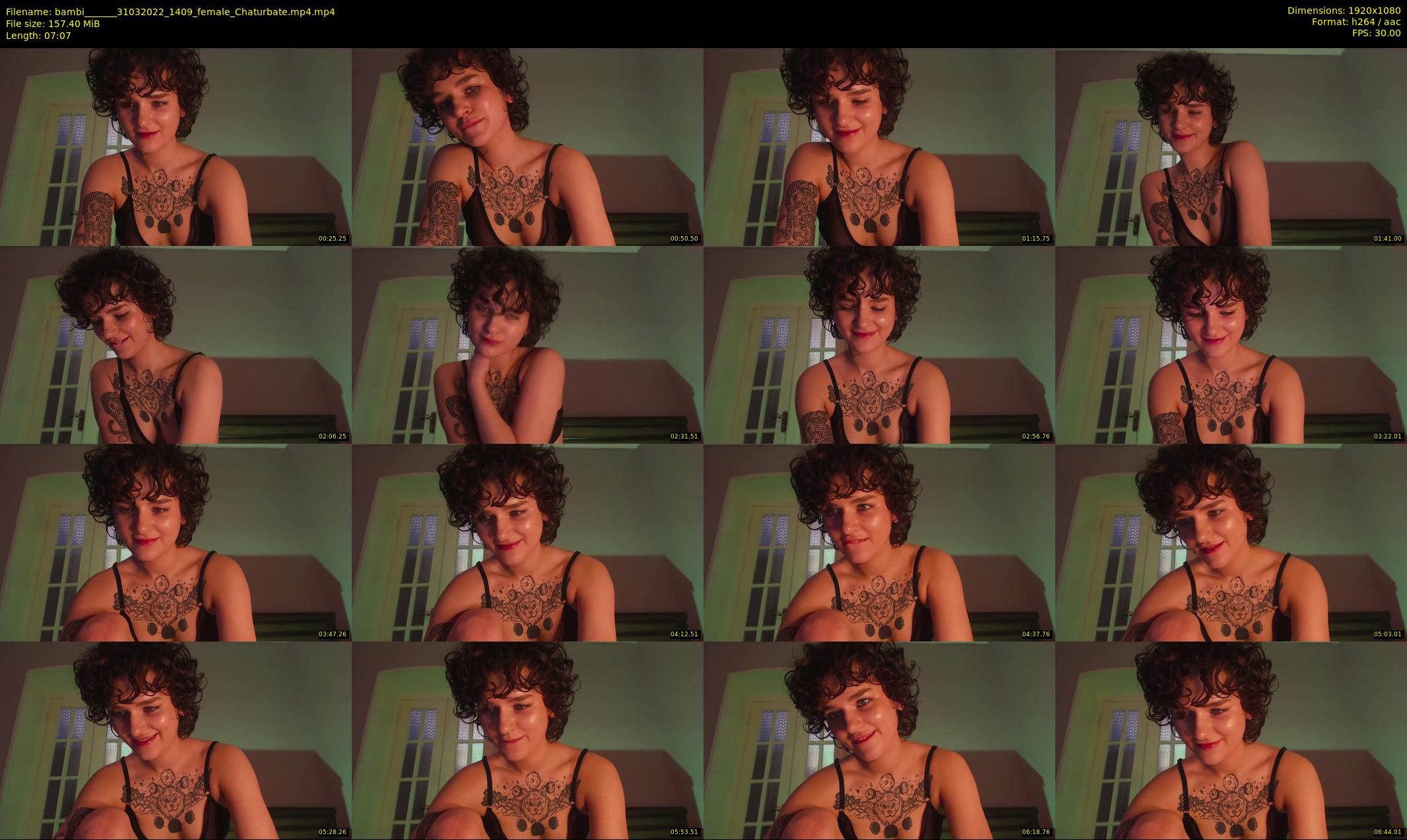 bambi______ — 8 minute Chaturbate female cam show recording, 1080p, Mar 31, 2022