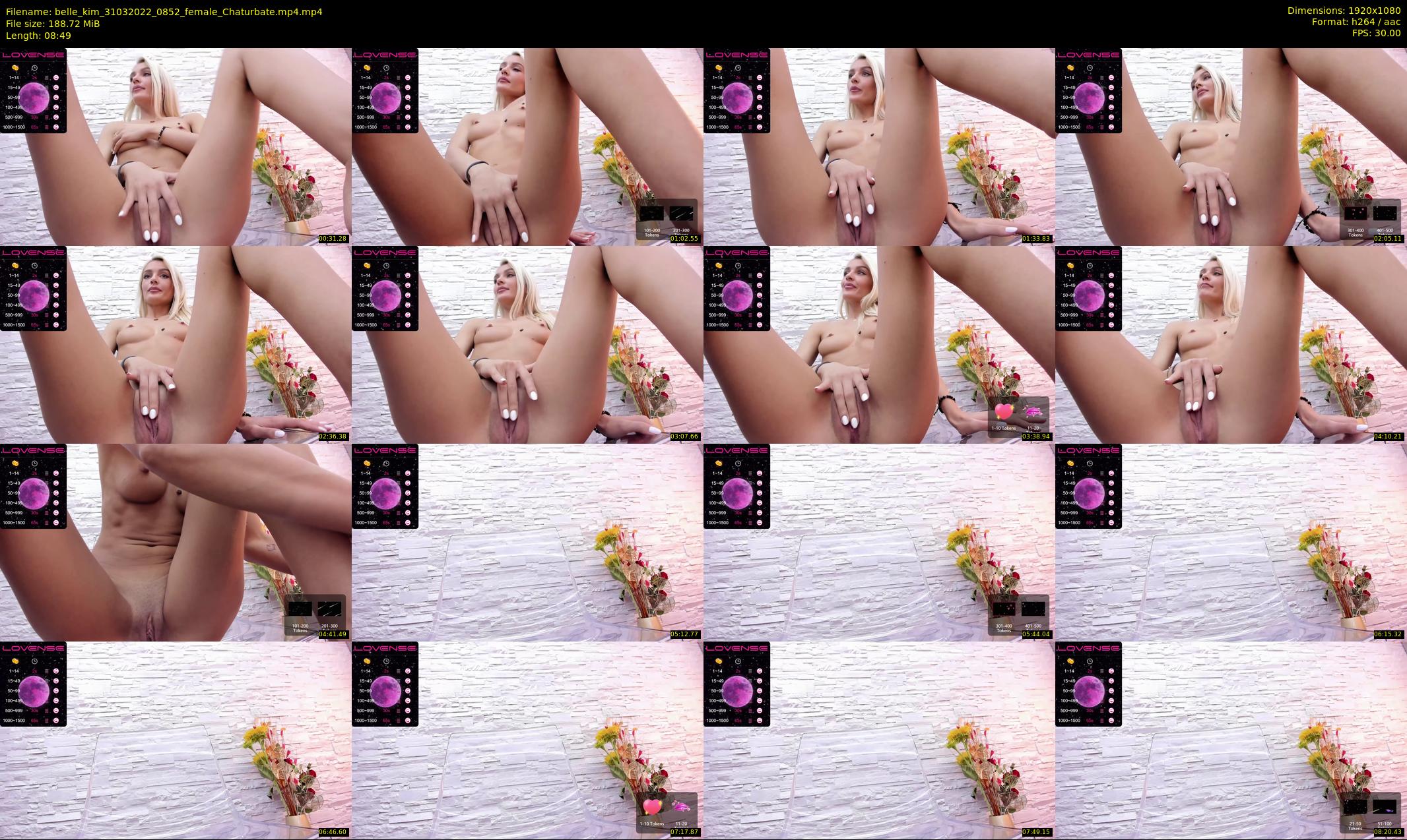 belle_kim — 9 minute Chaturbate female cam show recording, 1080p, Mar 31, 2022
