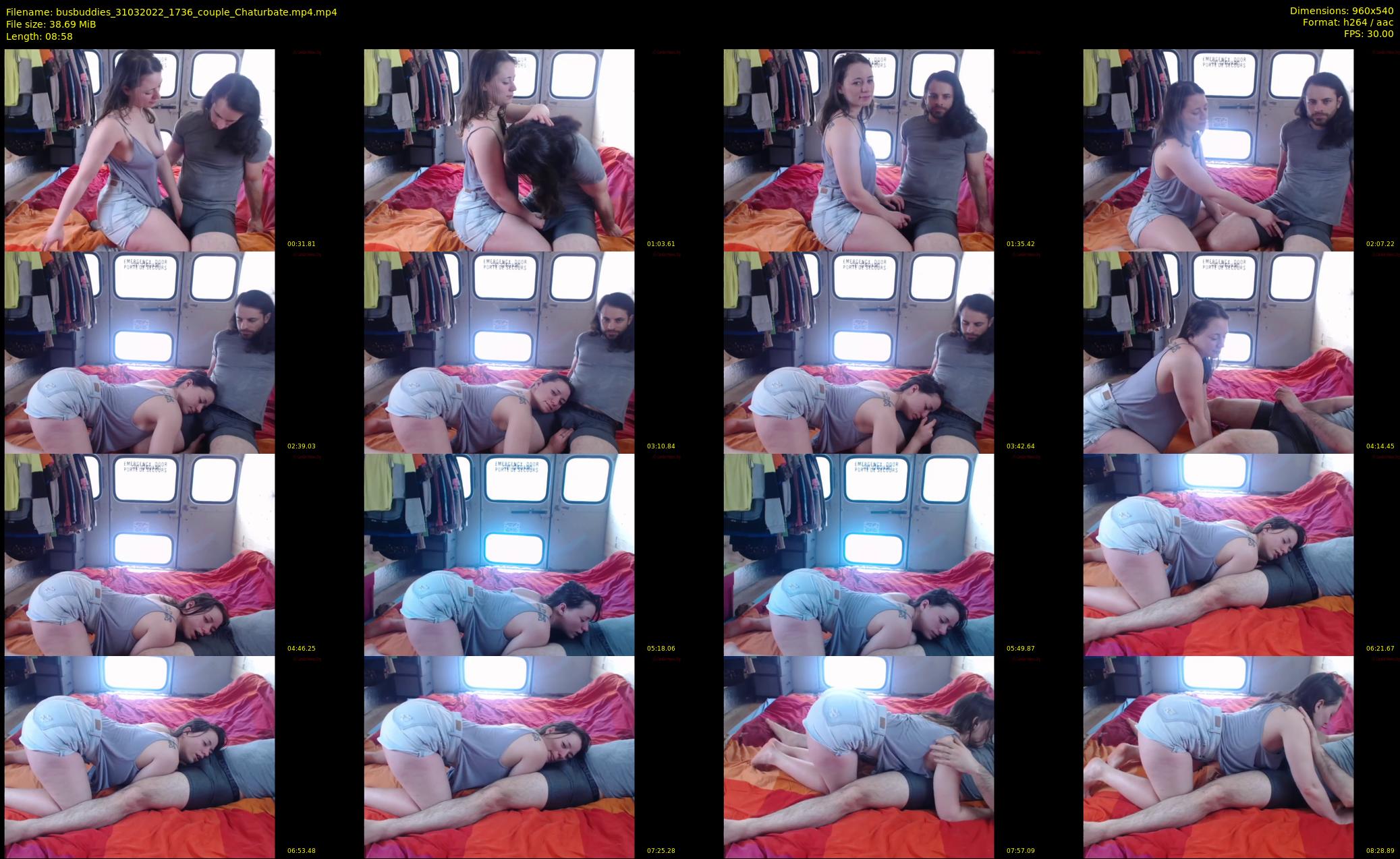 busbuddies — 9 minute Chaturbate couple cam show recording, 480p, Mar 31, 2022