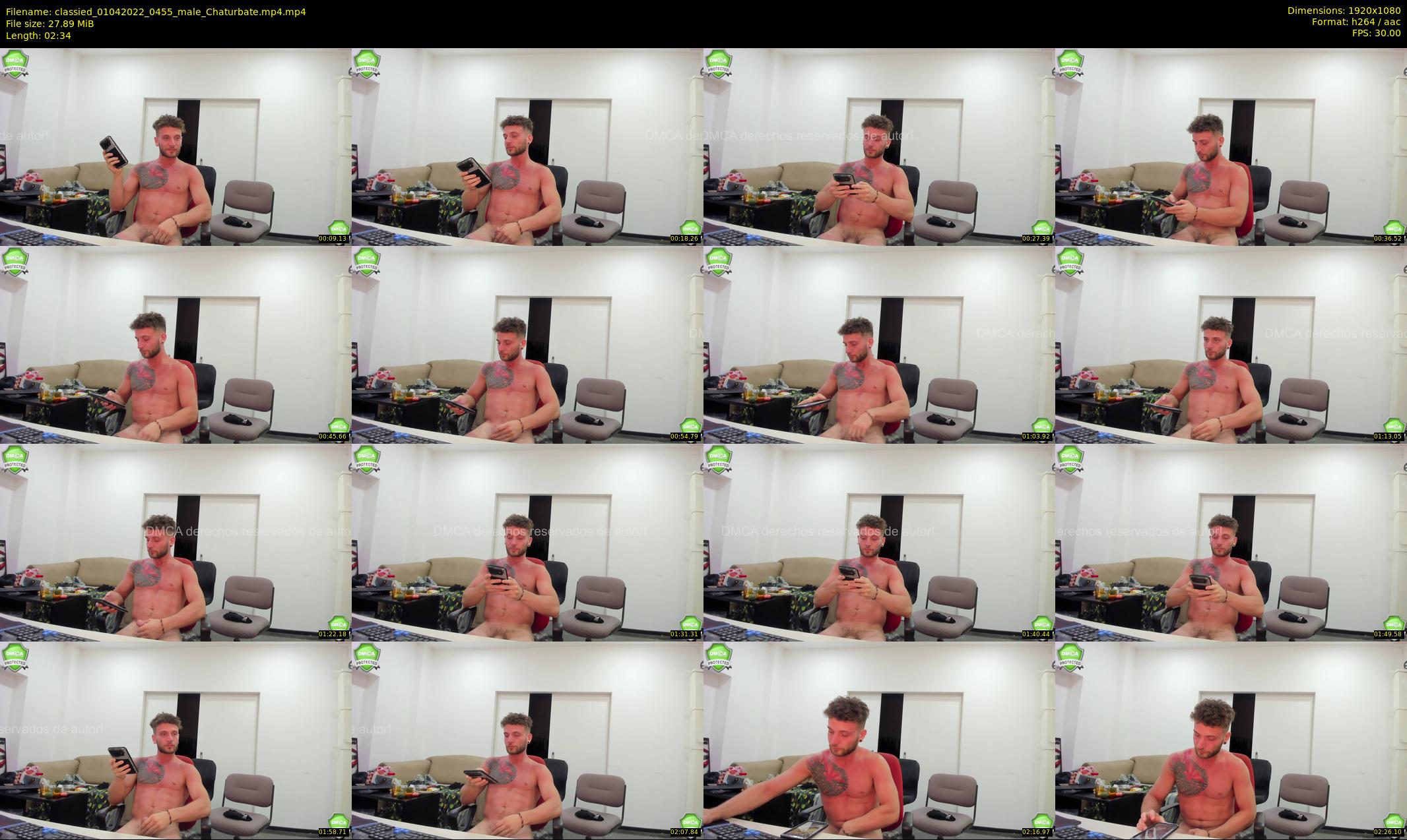 classied — 3 minute Chaturbate male cam show recording, 1080p, Apr 1, 2022