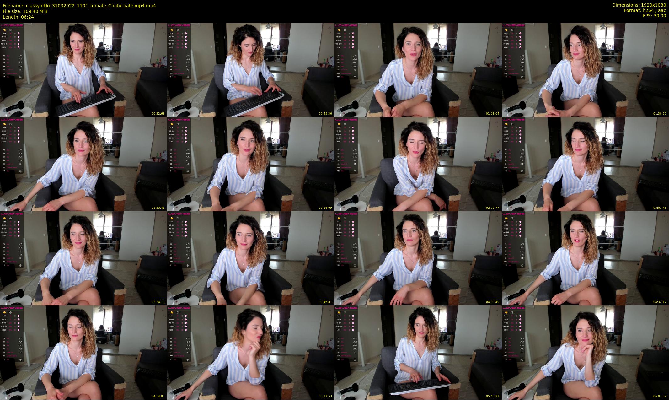classynikki — 7 minute Chaturbate female cam show recording, 1080p, Mar 31, 2022