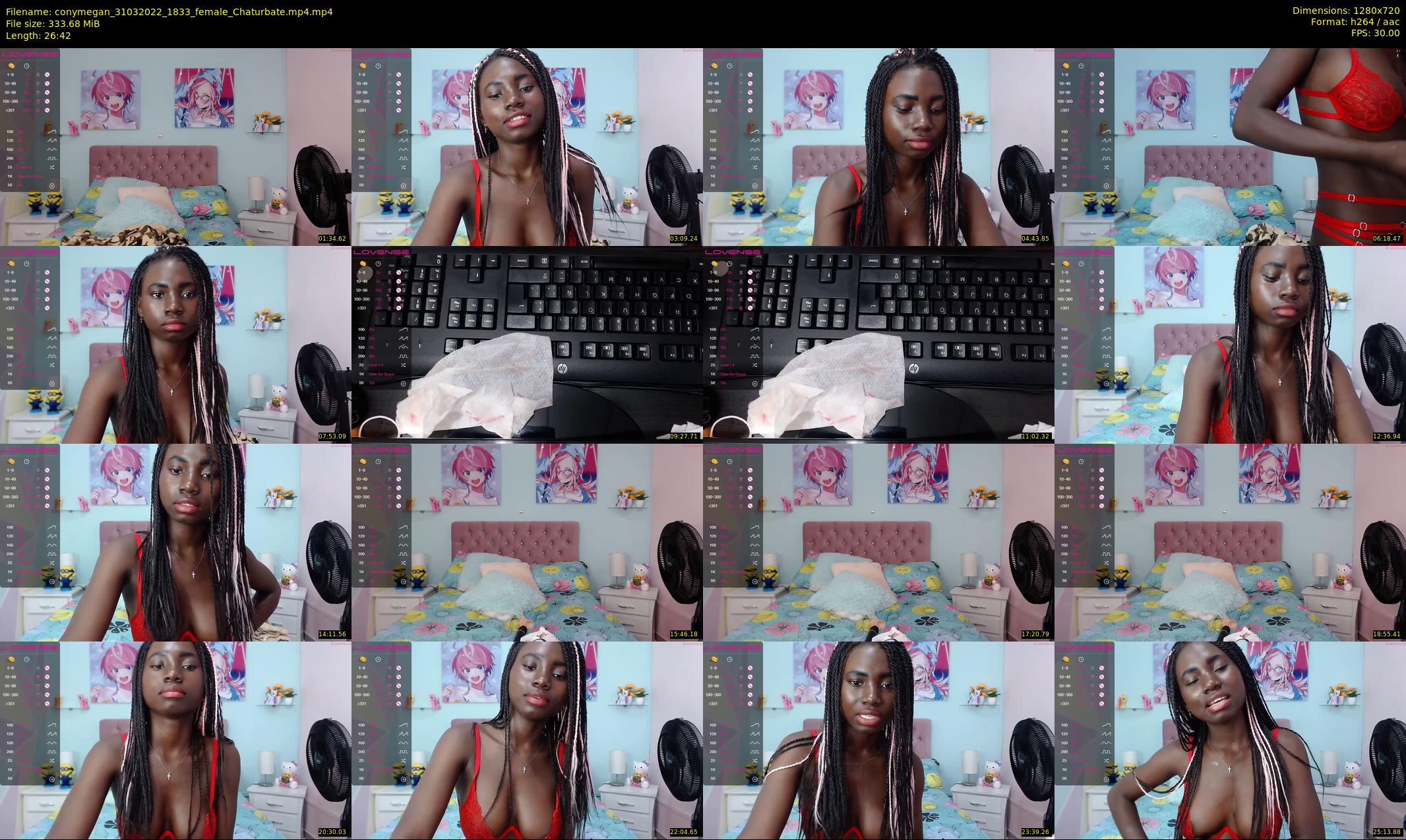 conymegan — 27 minute Chaturbate female cam show recording, 720p, Mar 31, 2022