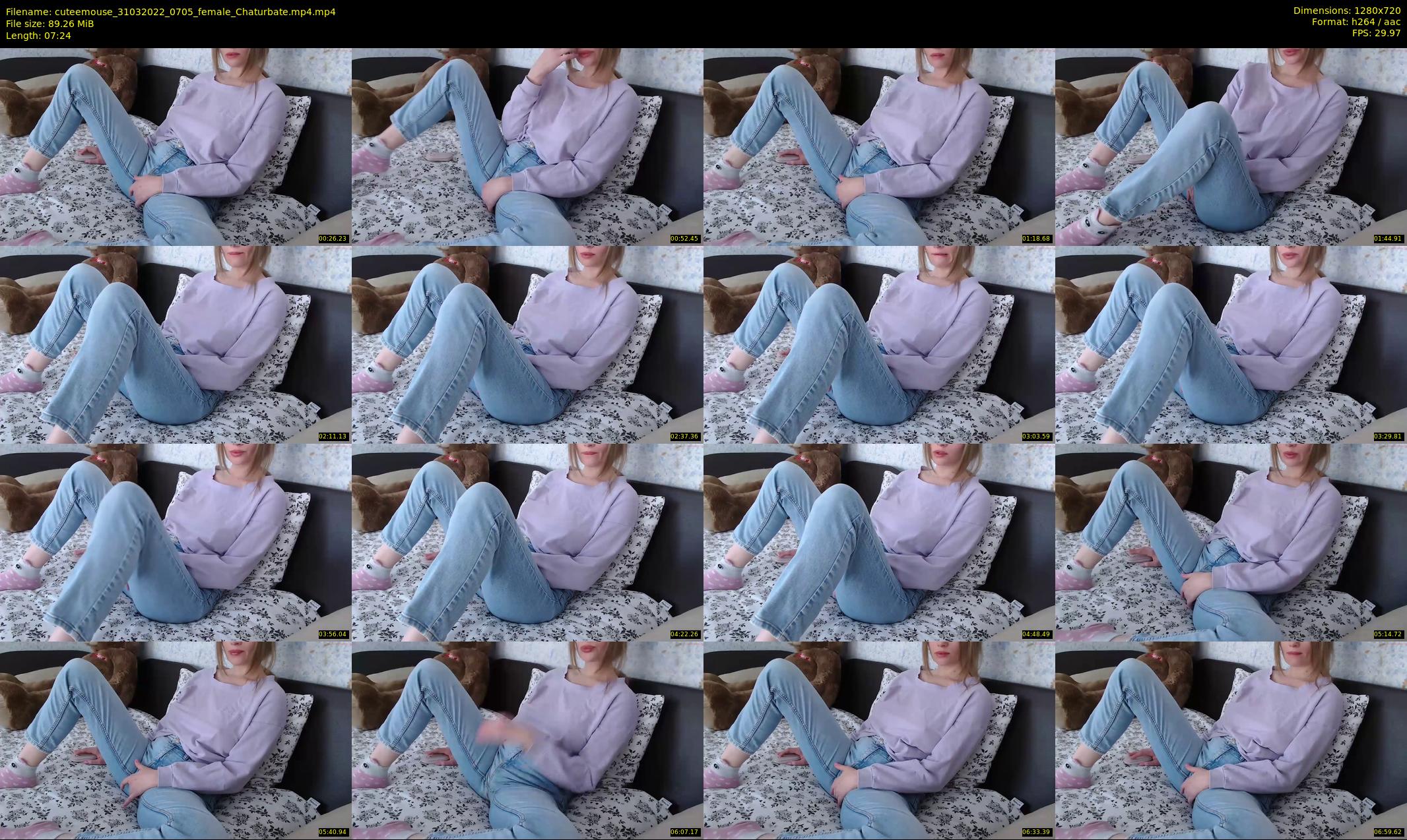 cuteemouse — 8 minute Chaturbate female cam show recording, 720p, Mar 31, 2022