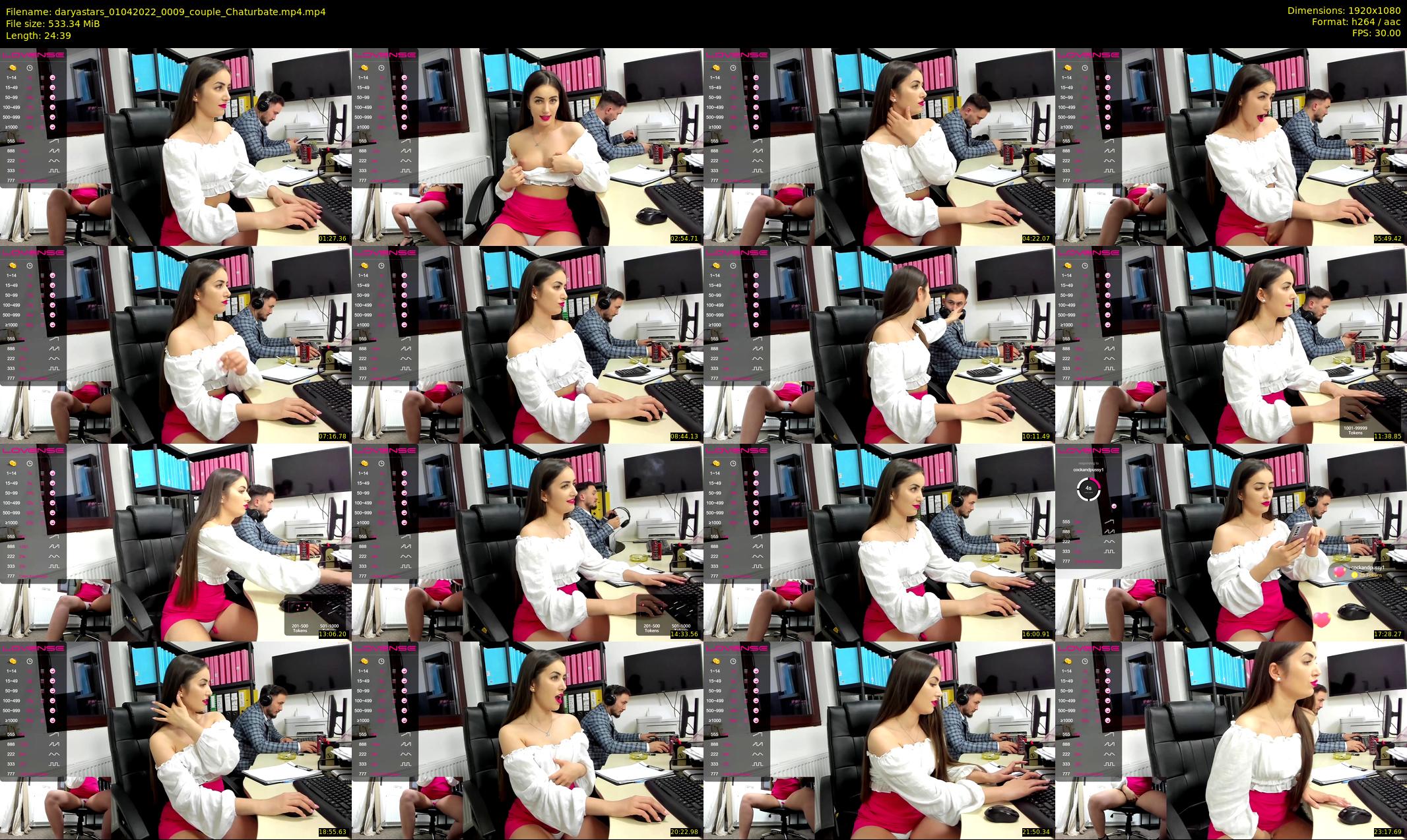 daryastars — 25 minute Chaturbate couple cam show recording, 1080p, Apr 1, 2022