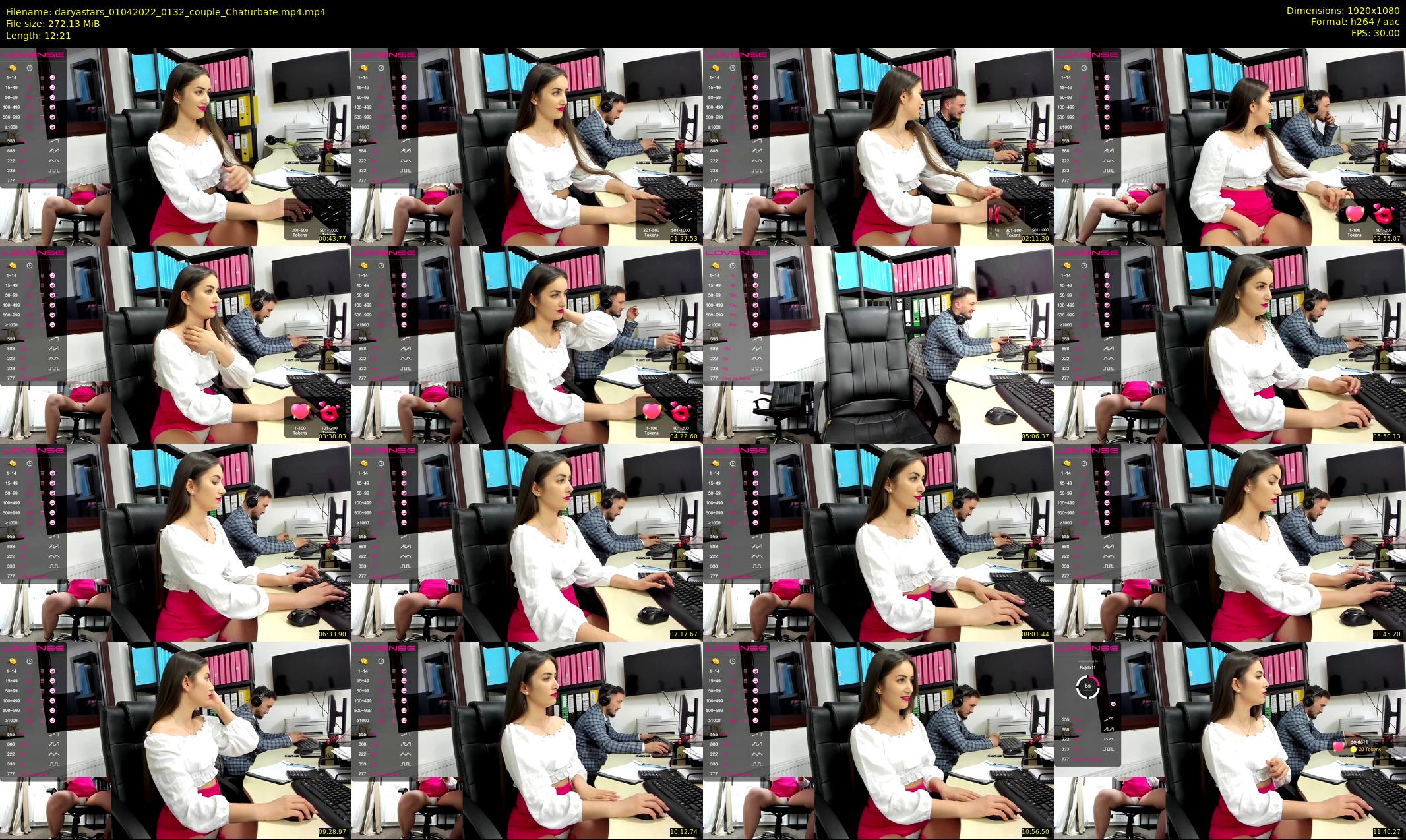 daryastars — 13 minute Chaturbate couple cam show recording, 1080p, Apr 1, 2022