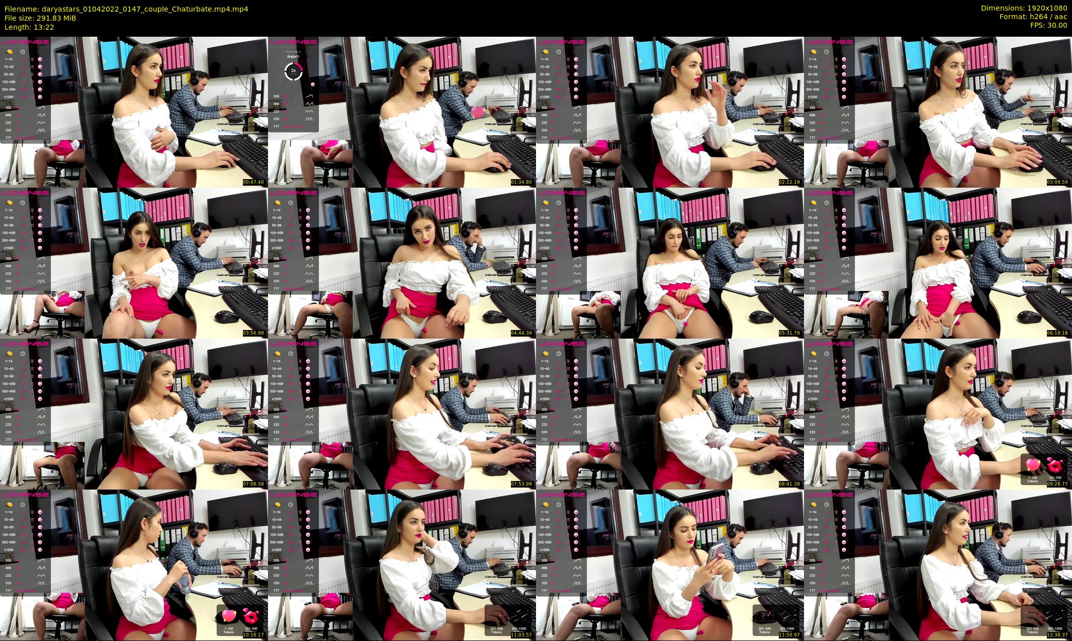 daryastars — 14 minute Chaturbate couple cam show recording, 1080p, Apr 1, 2022