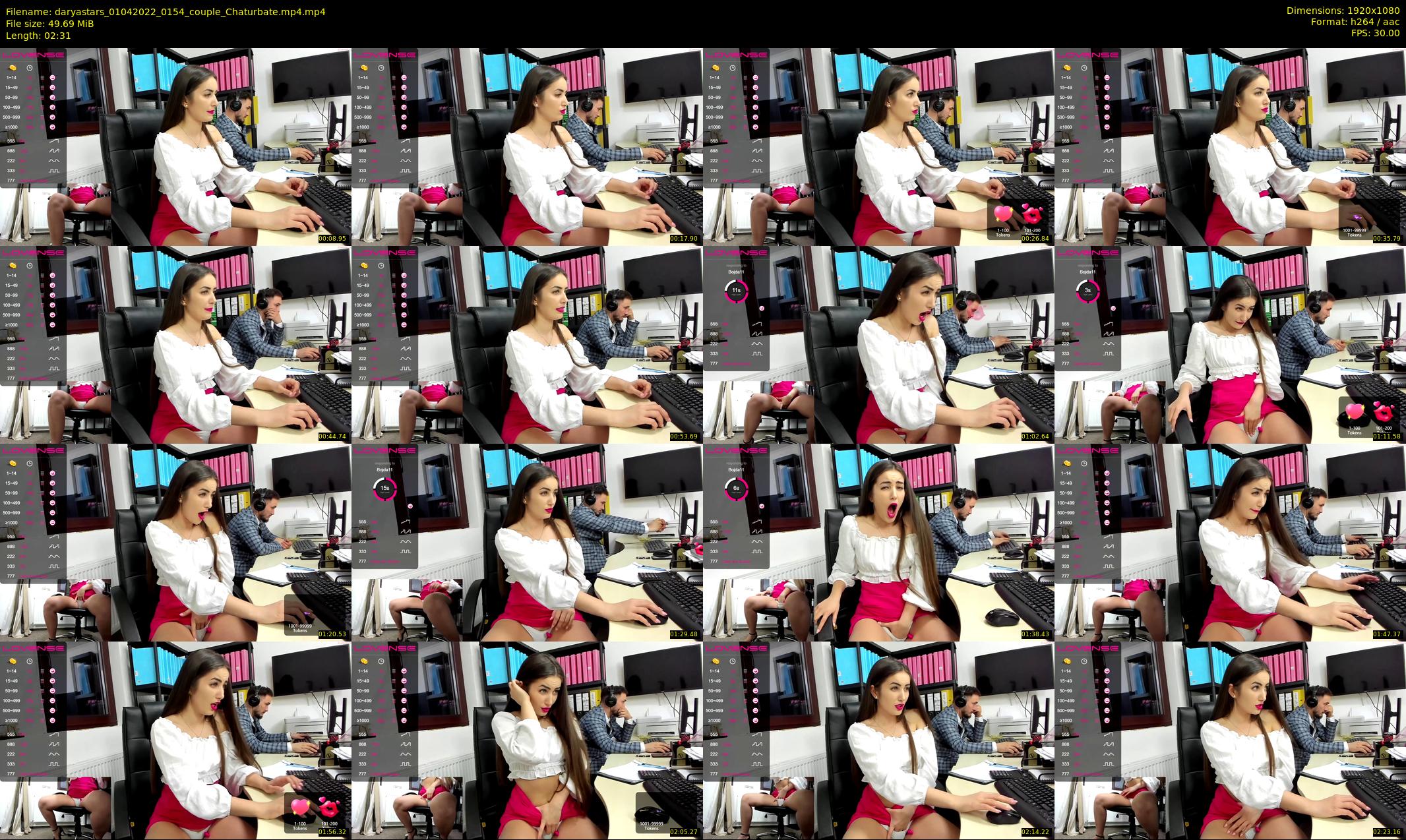 daryastars — 3 minute Chaturbate couple cam show recording, 1080p, Apr 1, 2022