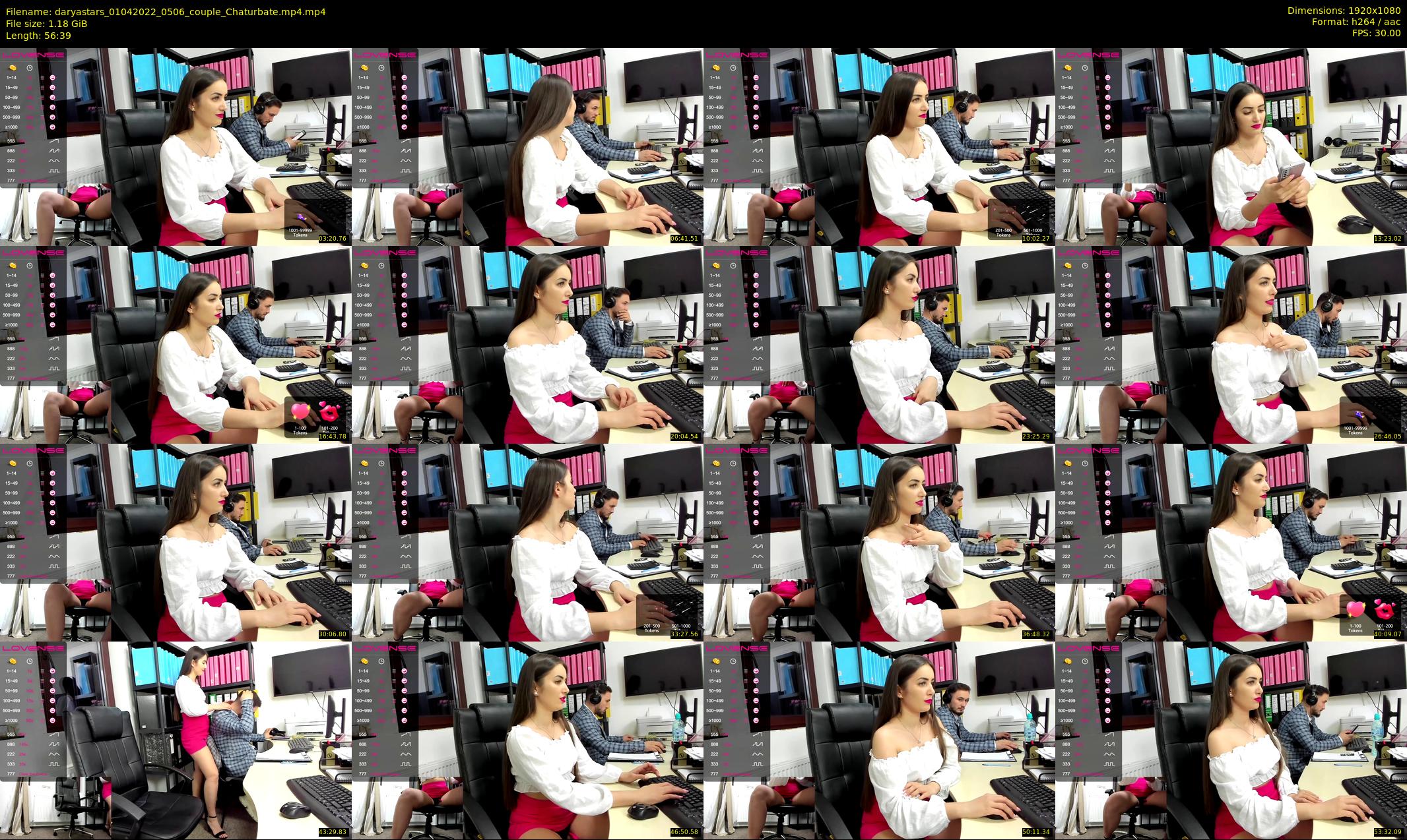 daryastars — 57 minute Chaturbate couple cam show recording, 1080p, Apr 1, 2022