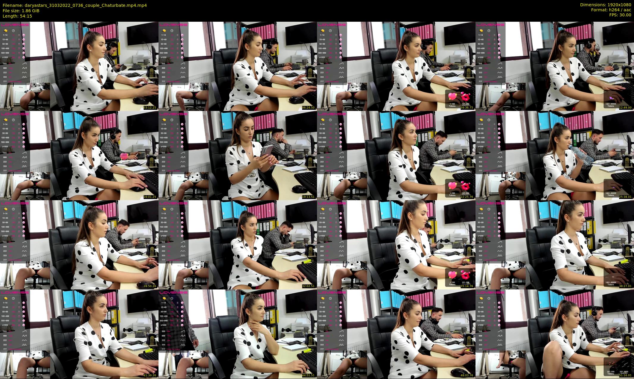 daryastars — 55 minute Chaturbate couple cam show recording, 1080p, Mar 31, 2022