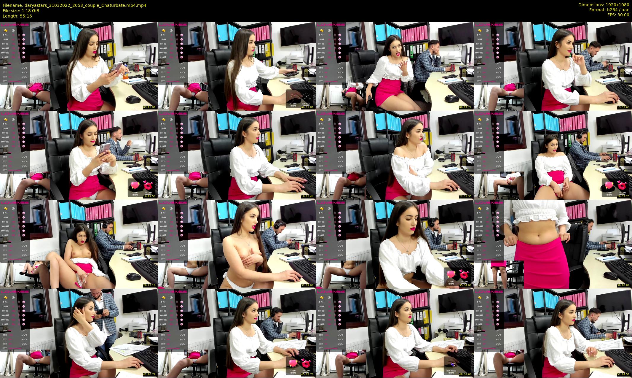 daryastars — 56 minute Chaturbate couple cam show recording, 1080p, Mar 31, 2022