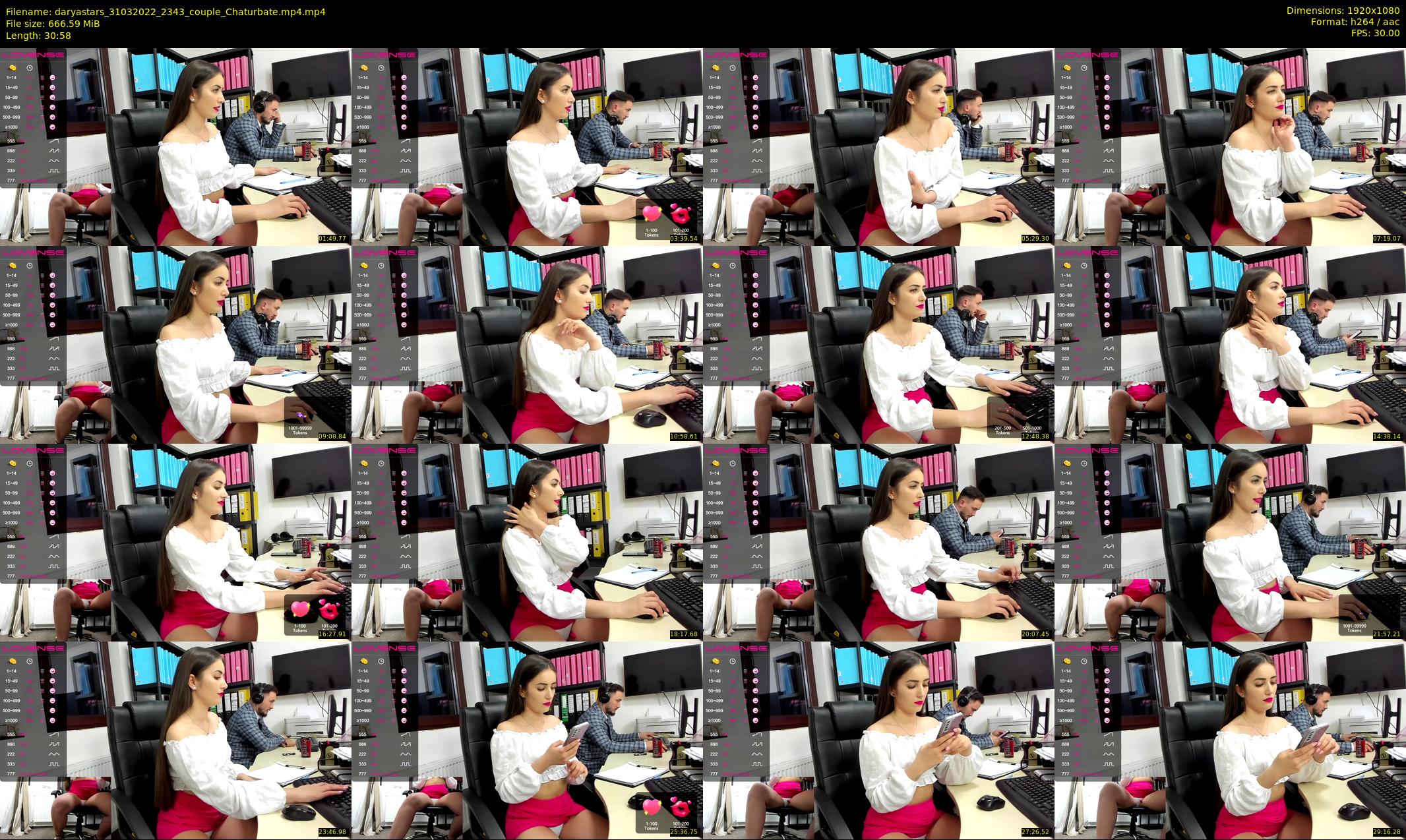 daryastars — 31 minute Chaturbate couple cam show recording, 1080p, Mar 31, 2022
