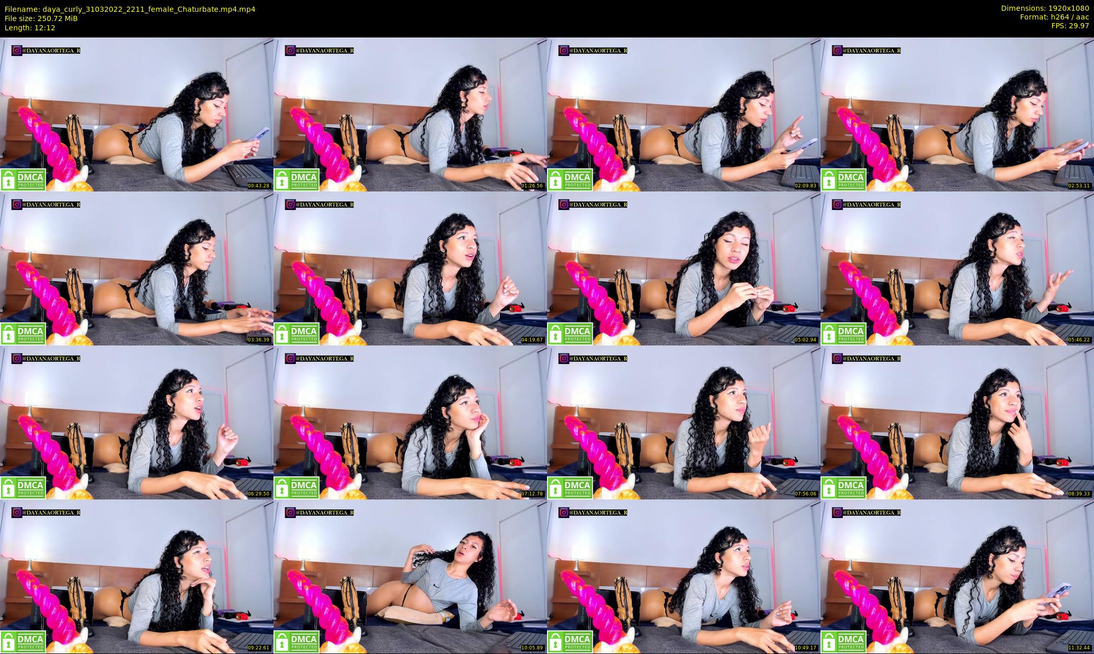 daya_curly — 13 minute Chaturbate female cam show recording, 1080p, Mar 31, 2022