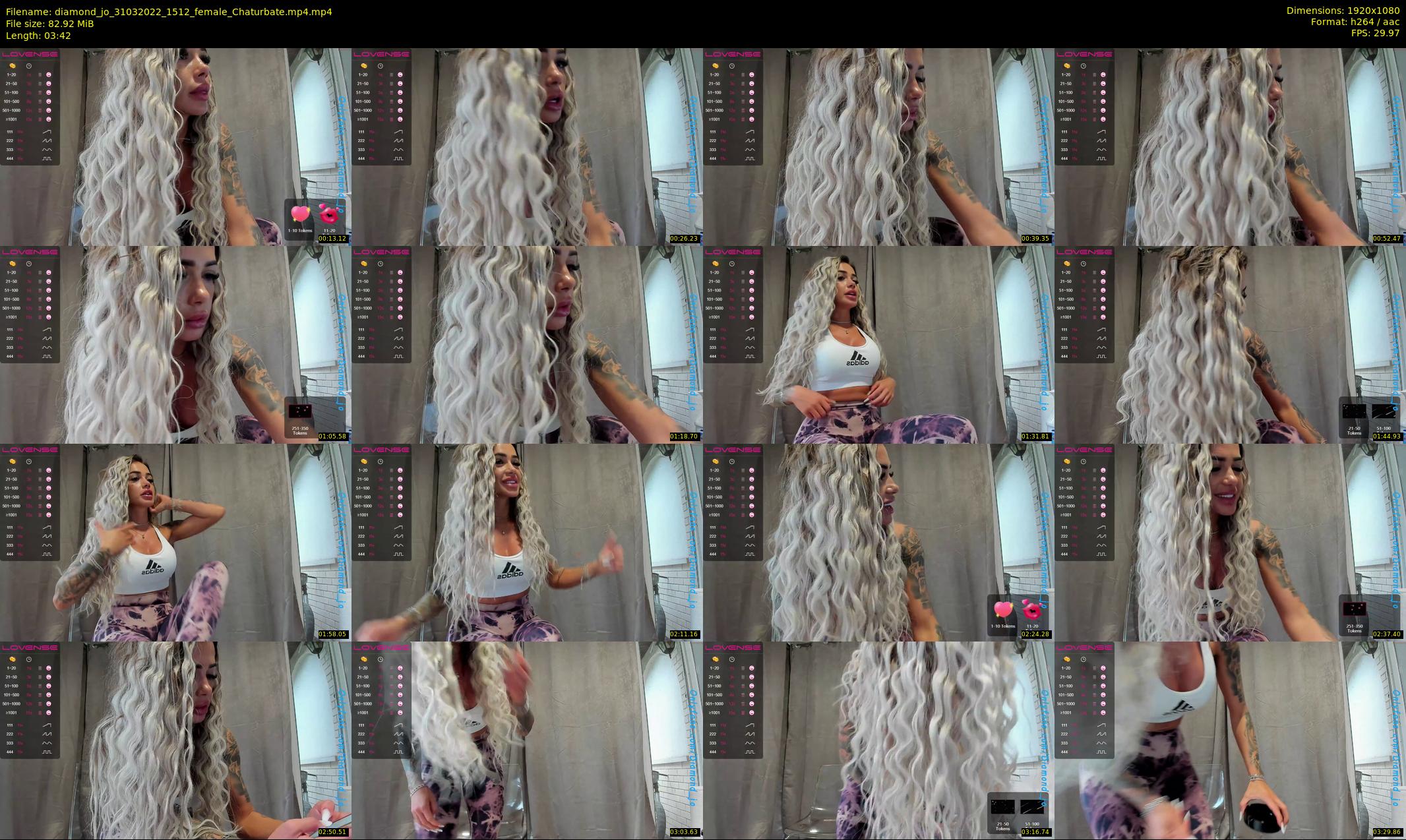 diamond_jo — 4 minute Chaturbate female cam show recording, 1080p, Mar 31, 2022