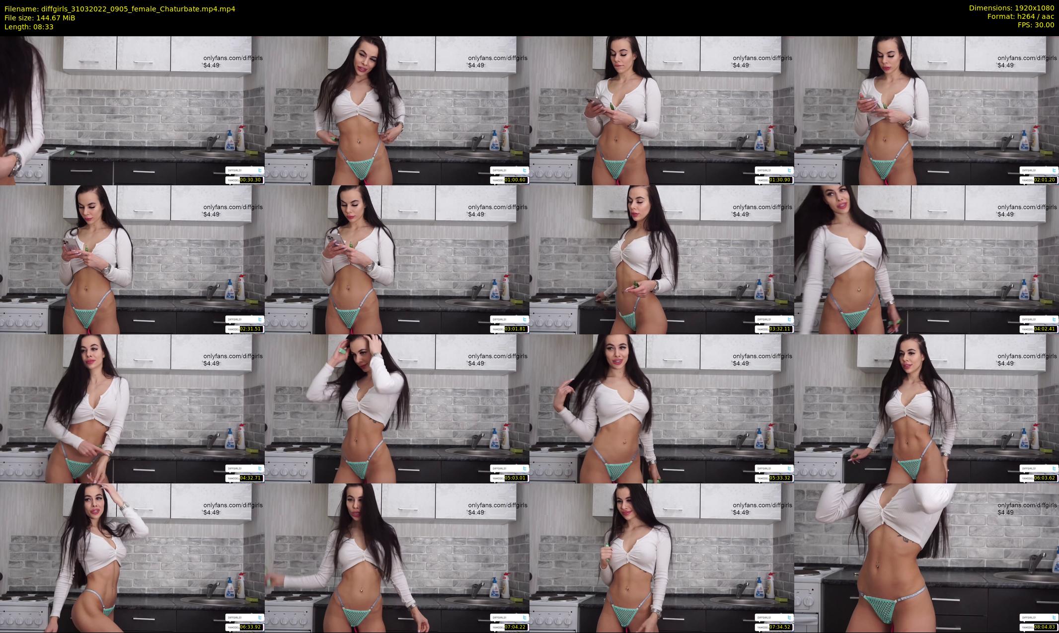 diffgirls — 9 minute Chaturbate female cam show recording, 1080p, Mar 31, 2022