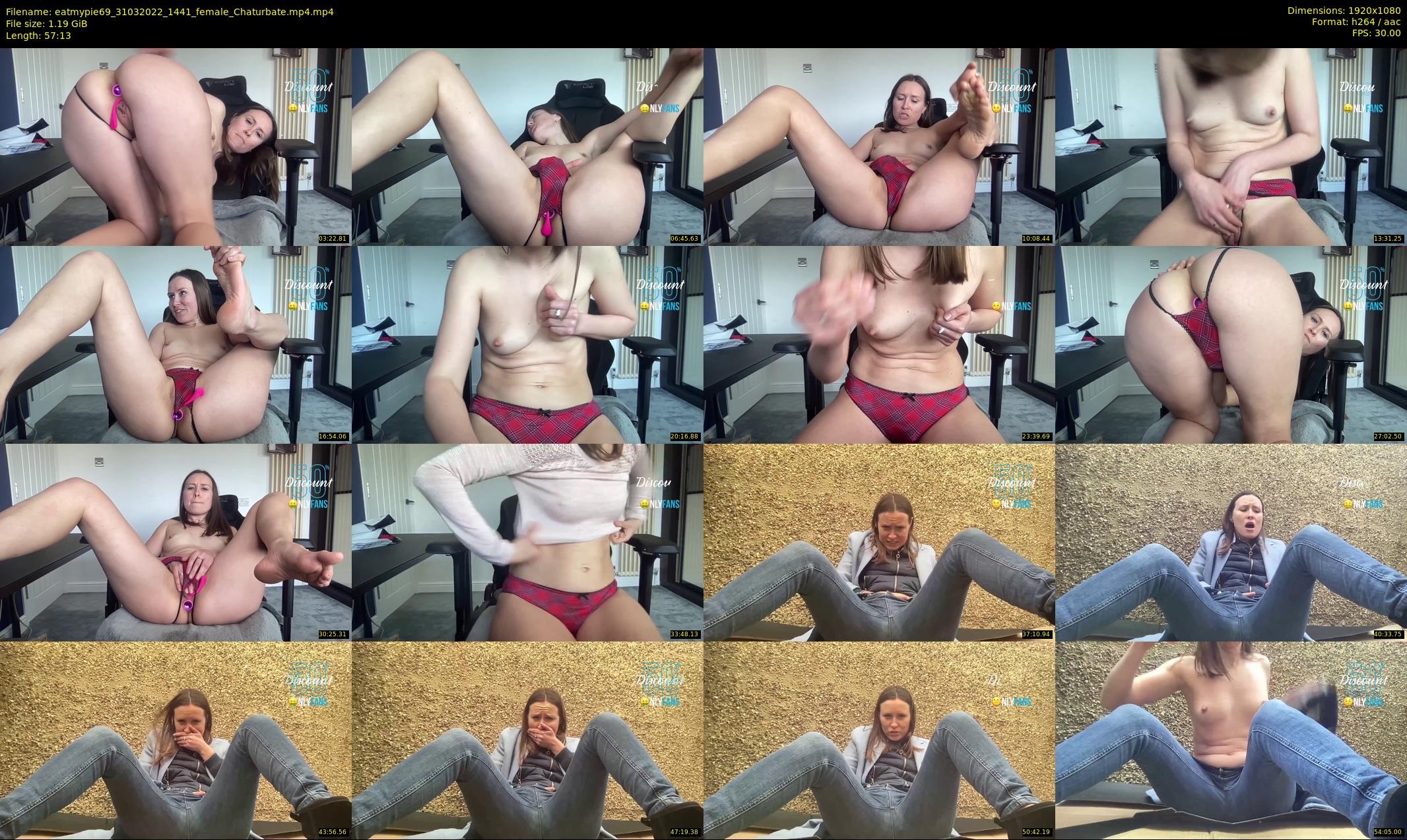 eatmypie69 — 58 minute Chaturbate female cam show recording, 1080p, Mar 31, 2022